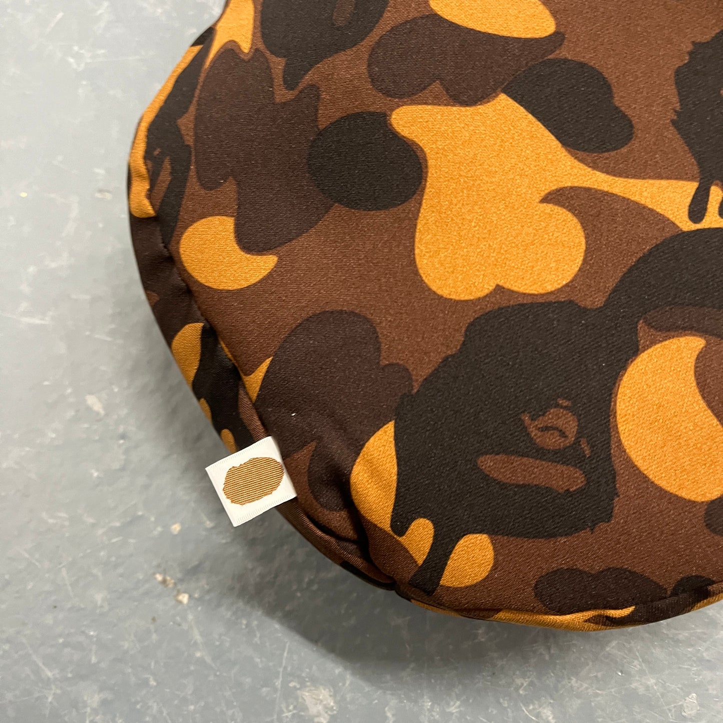 BAPE brown camo bean bag cushion