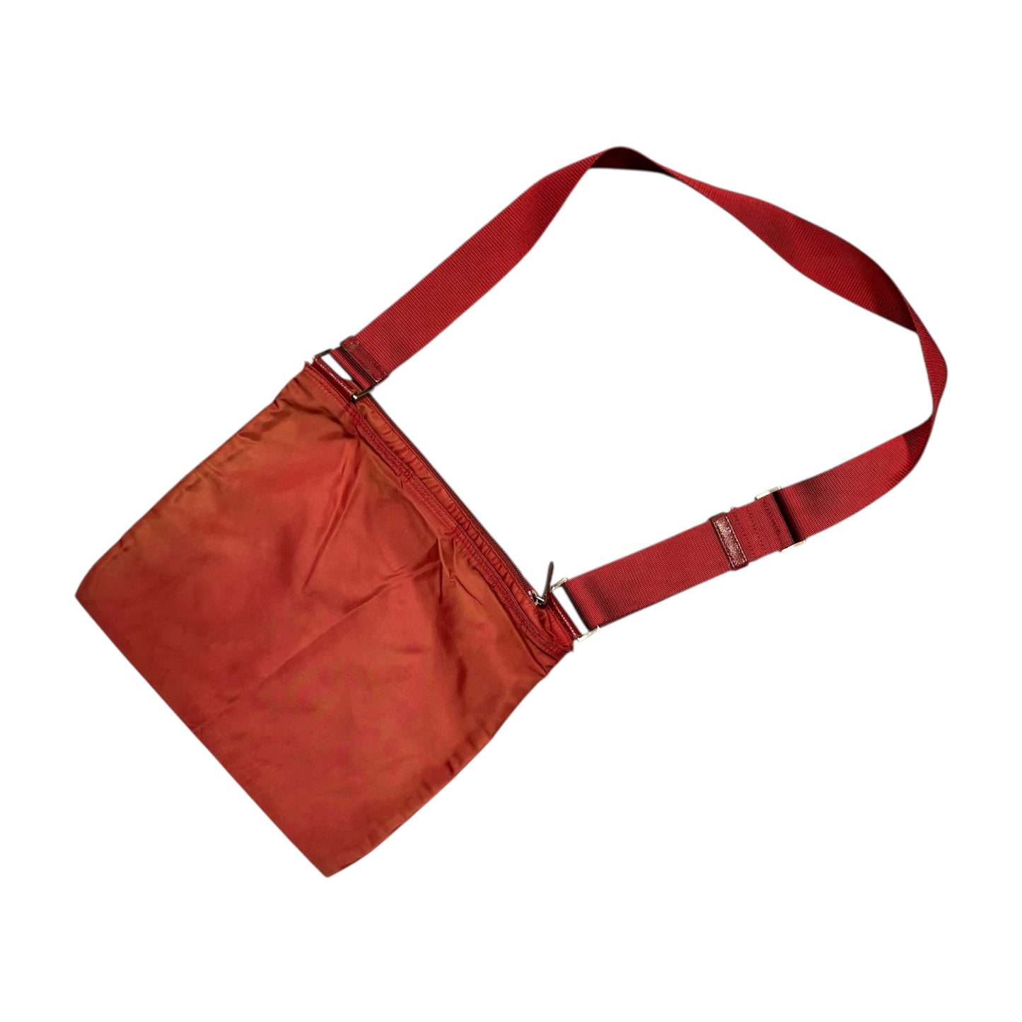 Prada red crossbody bag
