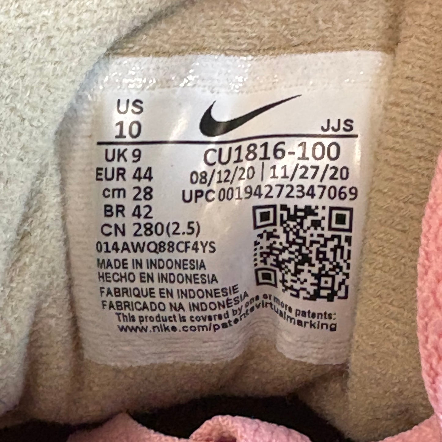 Nike air max 90 bacon (UK9)