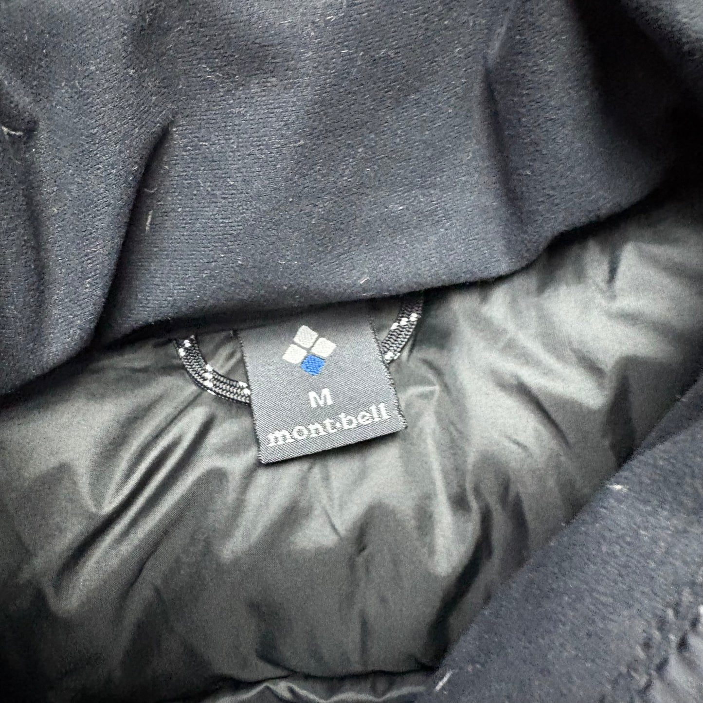 Montbell black puffer gilet (M)