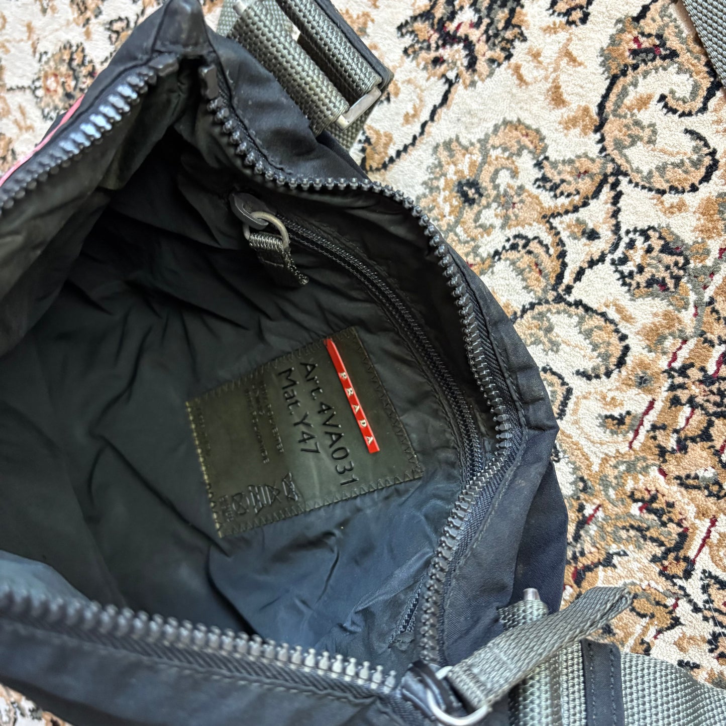 Prada sport black crossbody bag