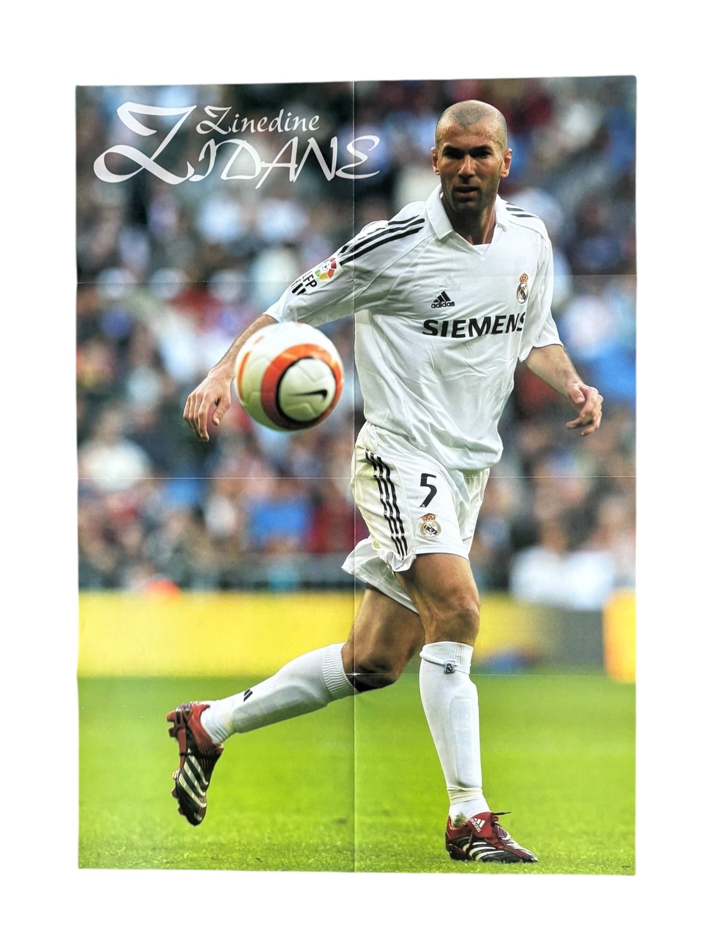 Eto’o Barca / Zidane Real poster