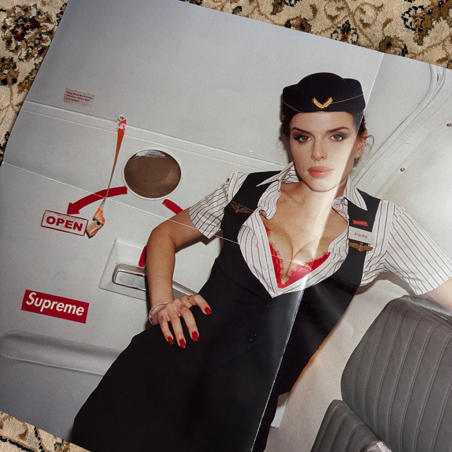 Supreme julia fox SS22 poster
