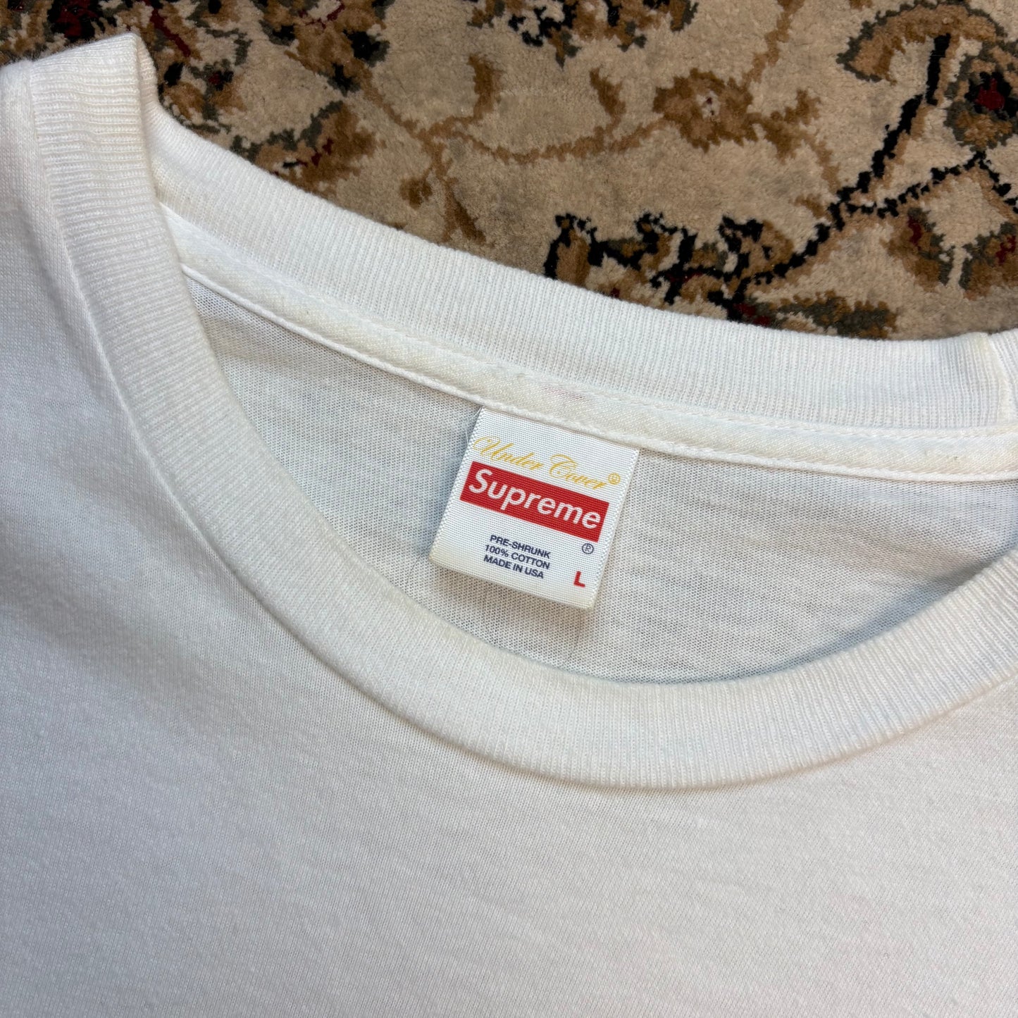 Supreme X Undercover public enemy white tee (L)