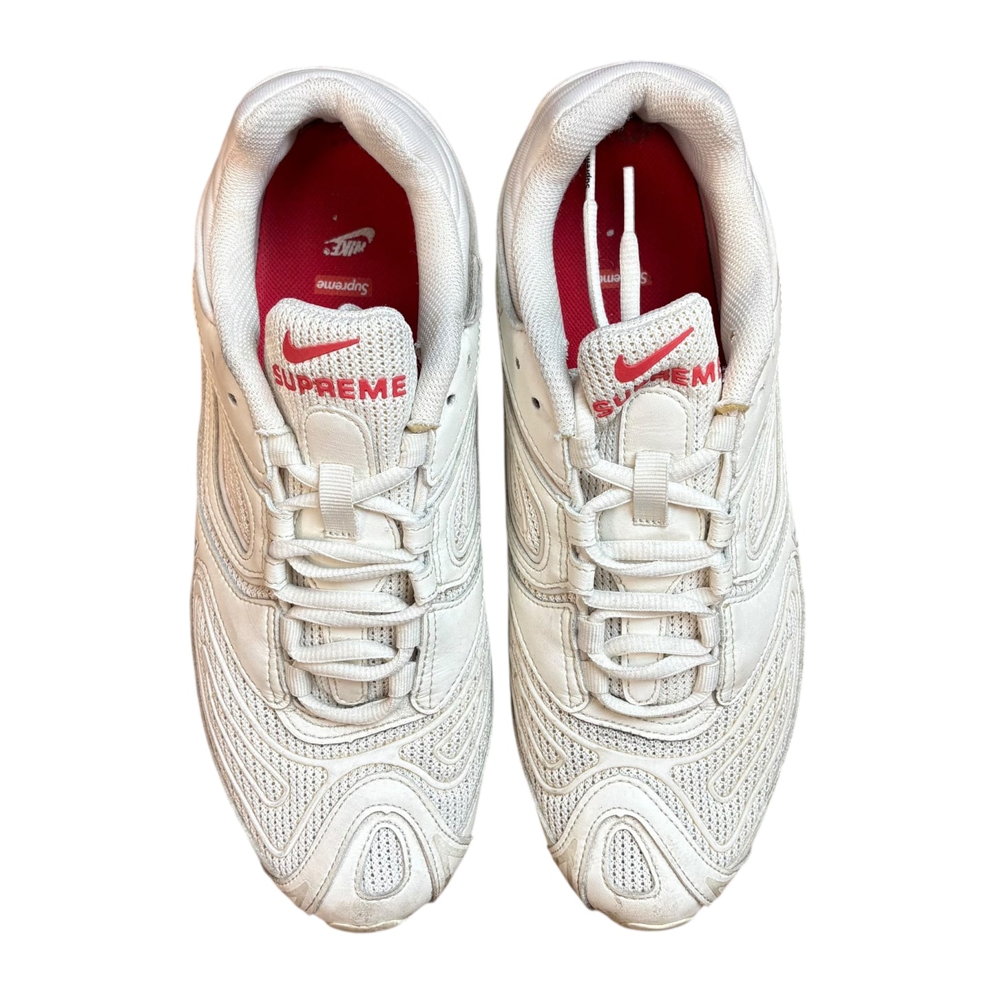 Nike Supreme air max 98 white (UK8.5)