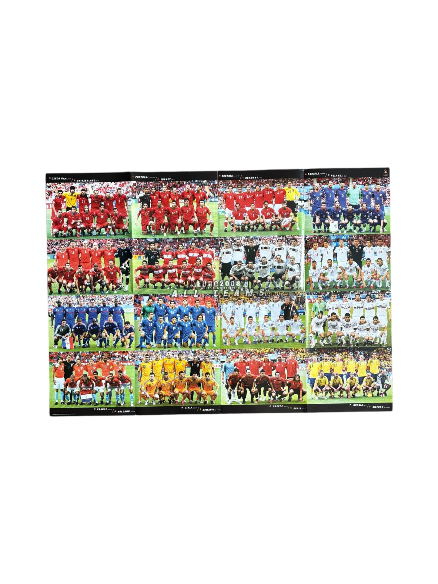 Euro 2008 top players + teams poster