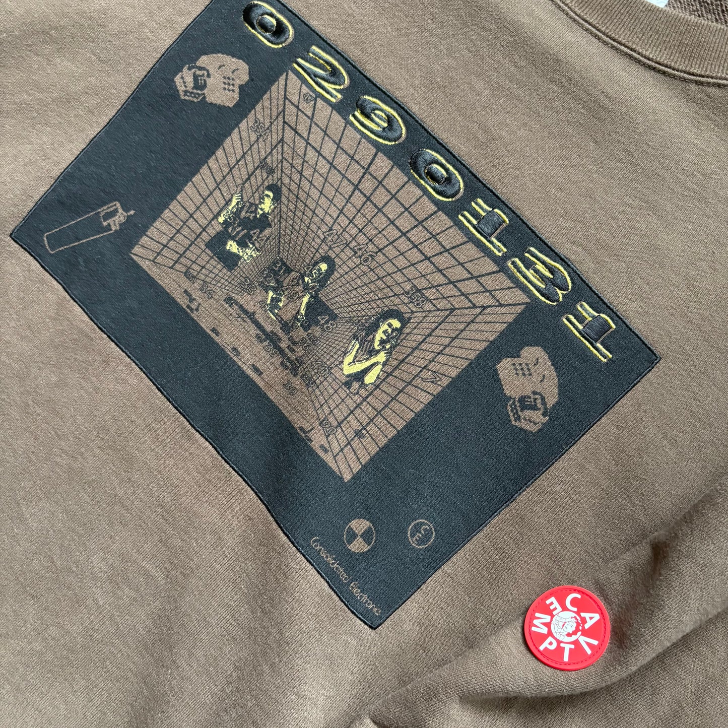 Cav Empt brown graphic sweatshirt (XL)
