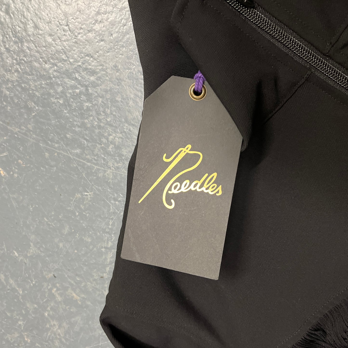Needles black fringe jacket (M) (brand new)