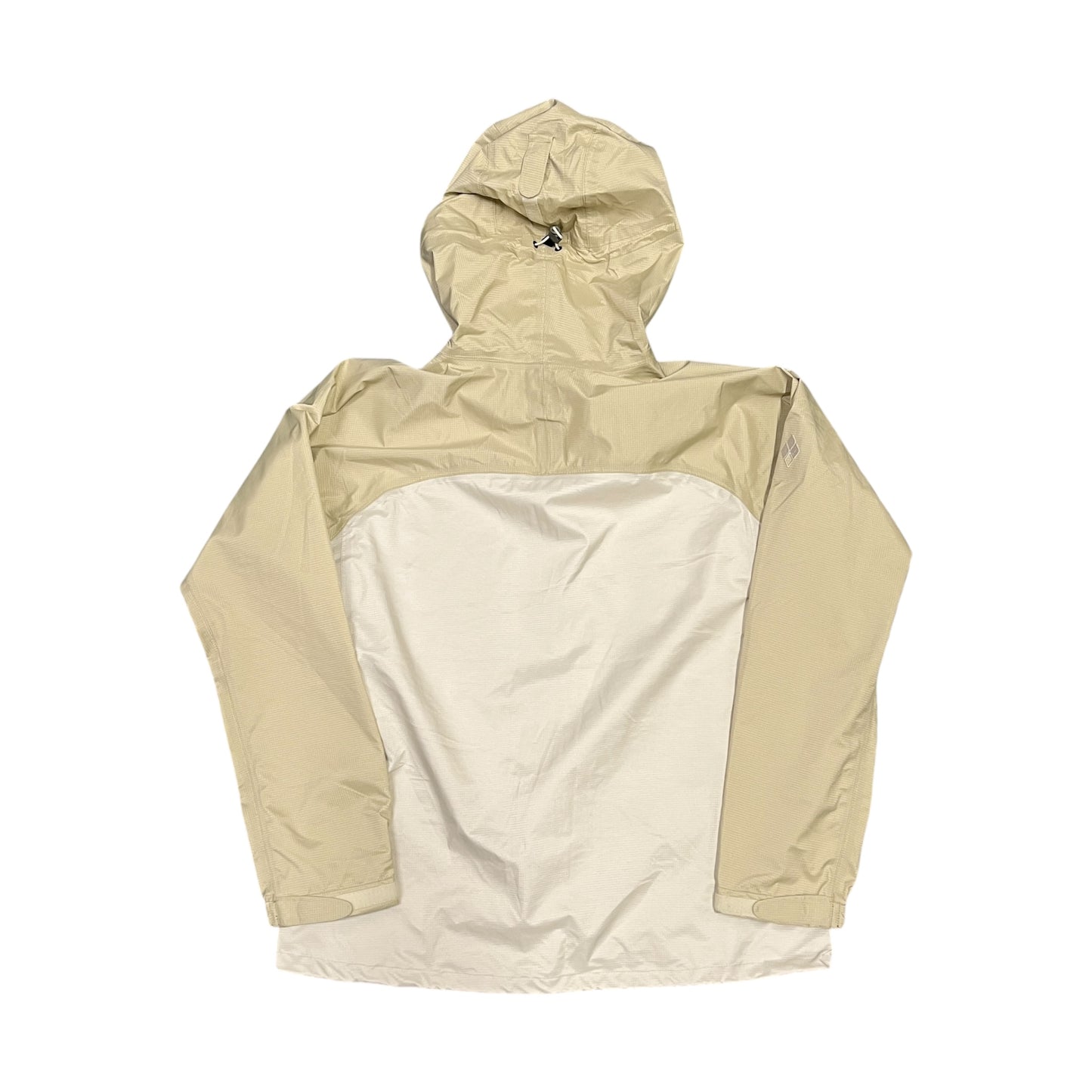 Montbell two tone cream waterproof shell jacket (XL)