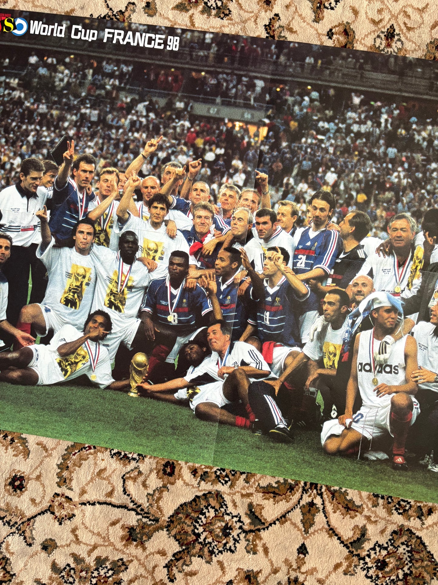 Zidane / France world cup poster