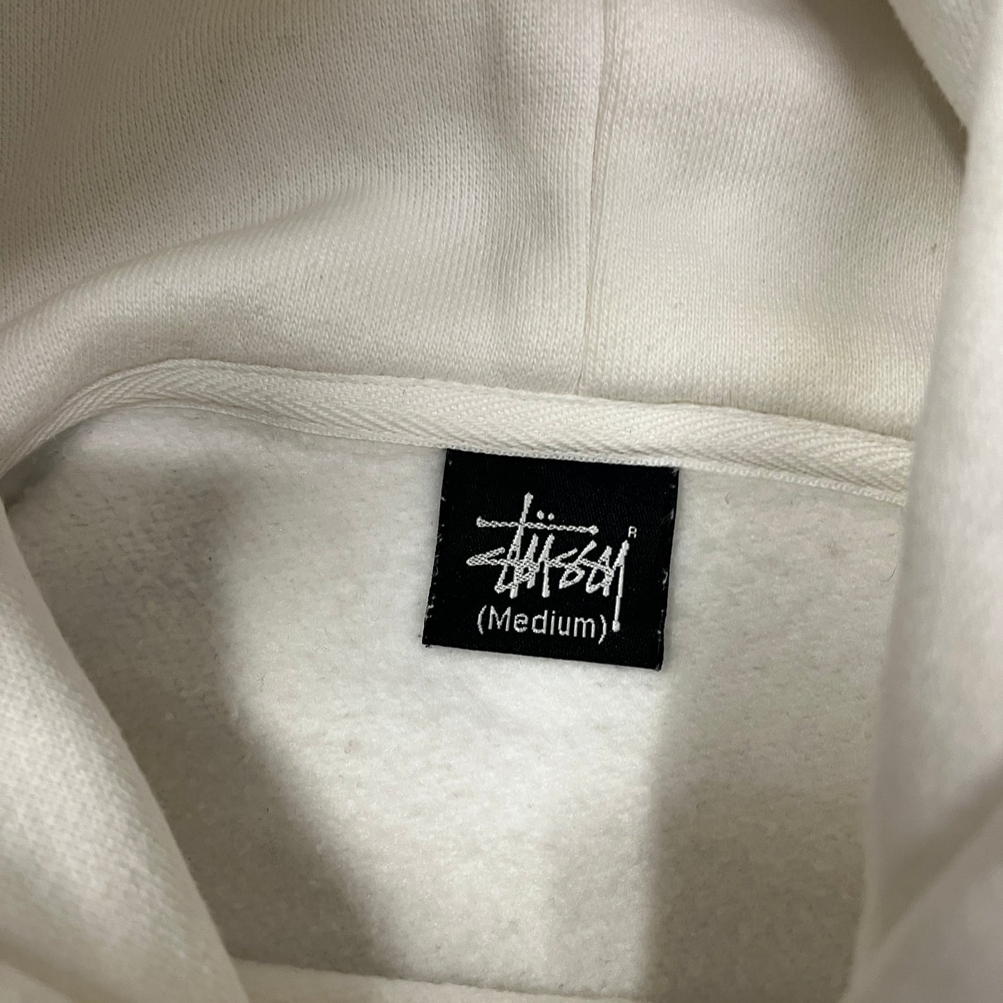 Stussy white boxing hoodie (M)