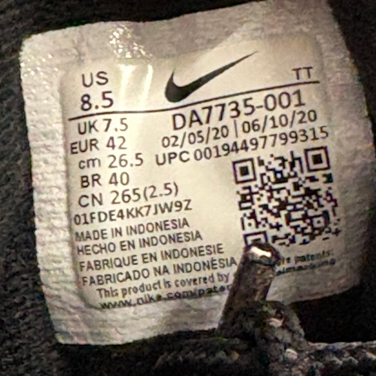 Nike air max 95 aurora green (UK7.5)