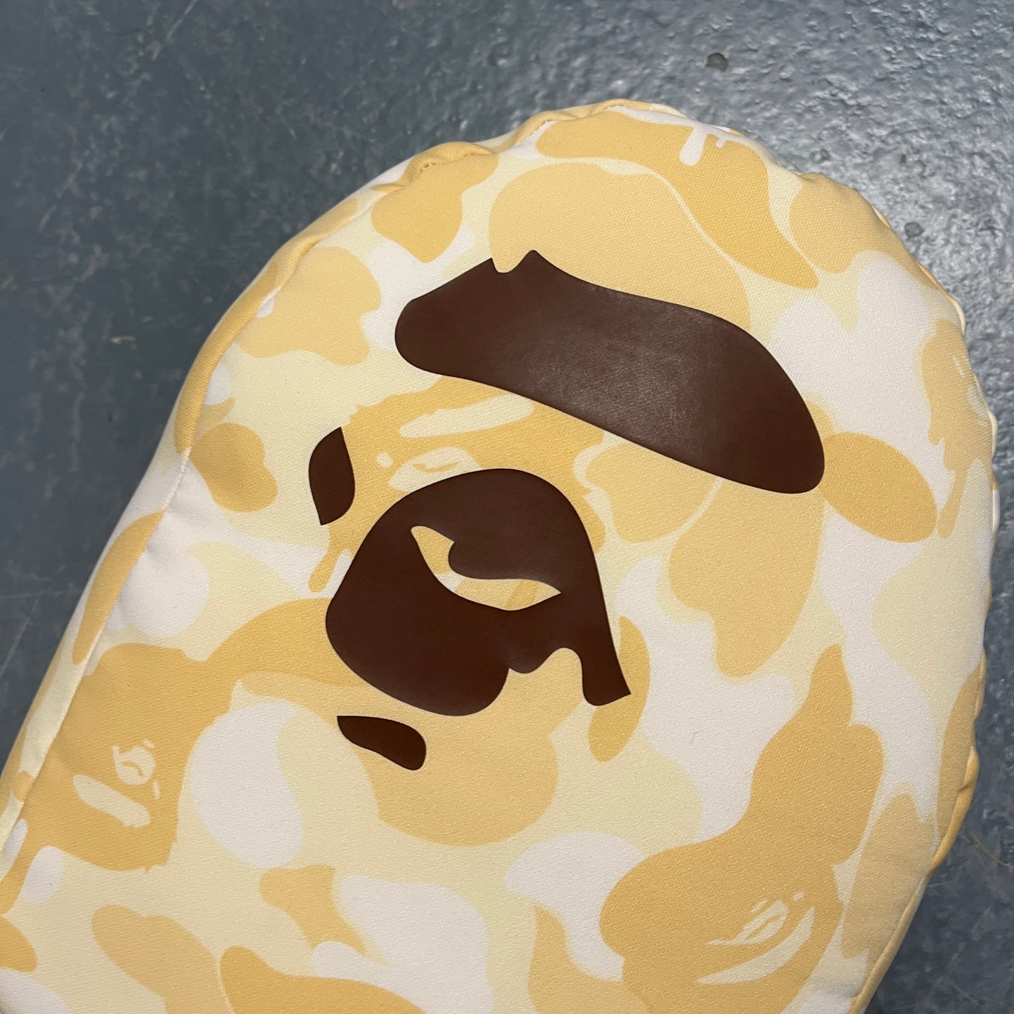 Bape beige camo bean bag cushion