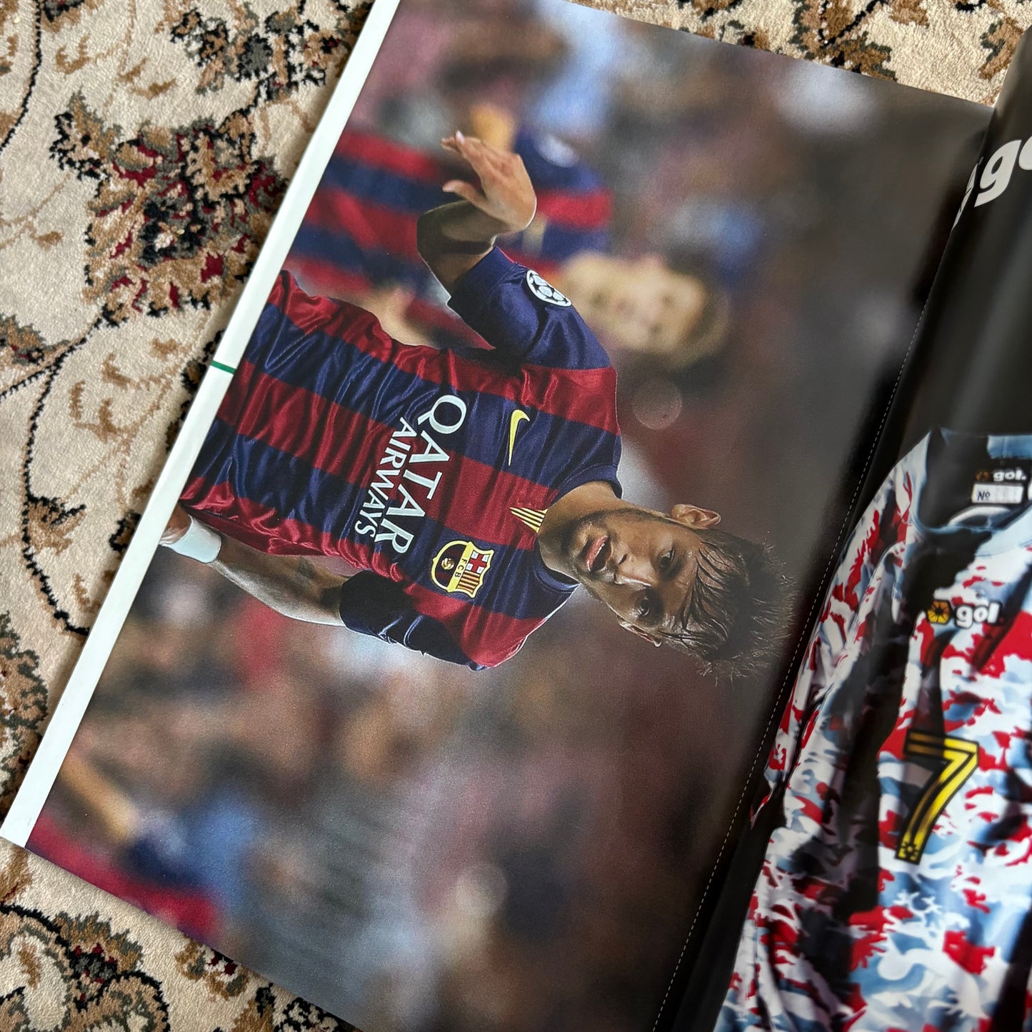 Neymar Y2K football mag with poster and DVD