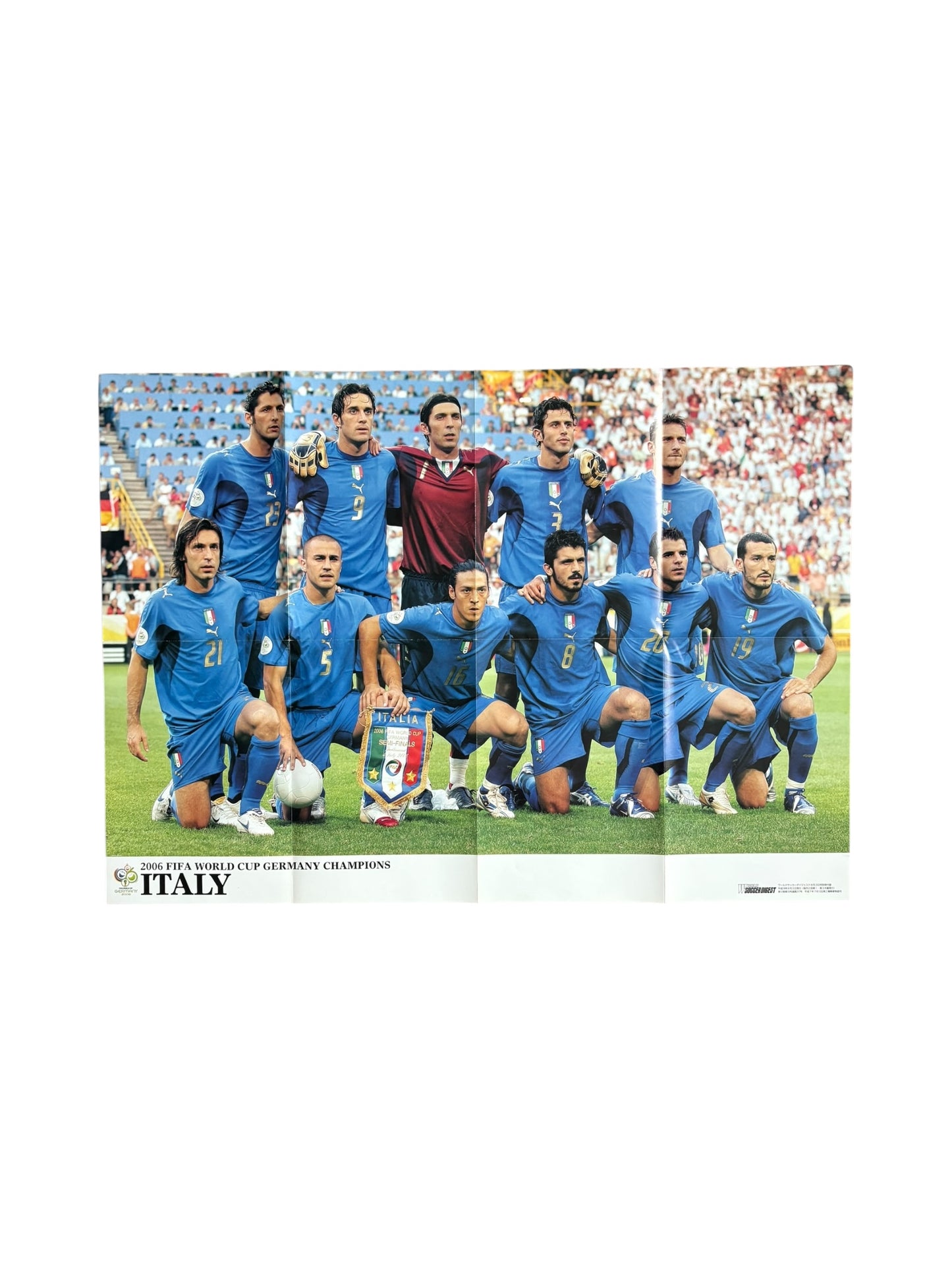 2006 Zidane / Italy world cup team poster