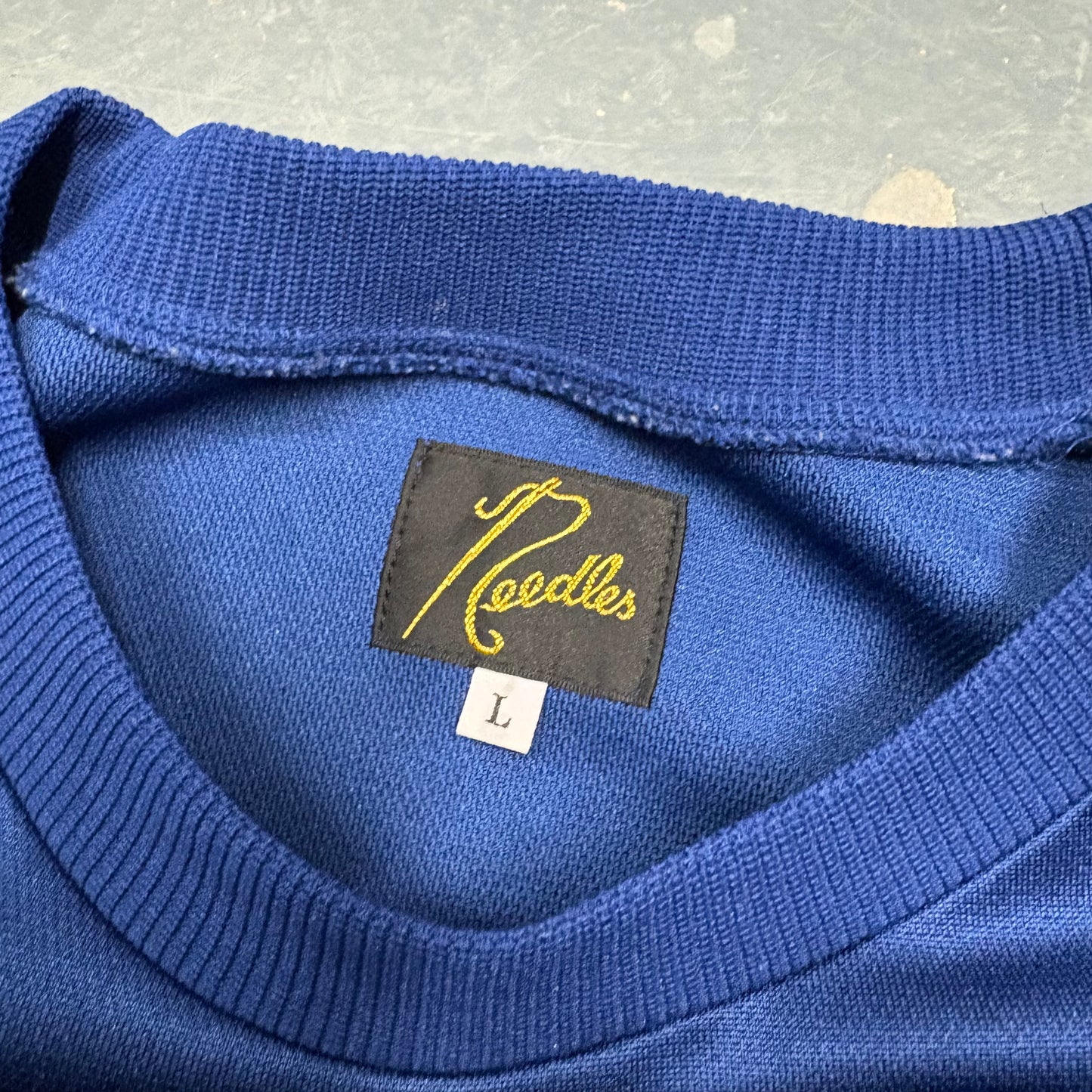 Needles blue sweatshirt (L)