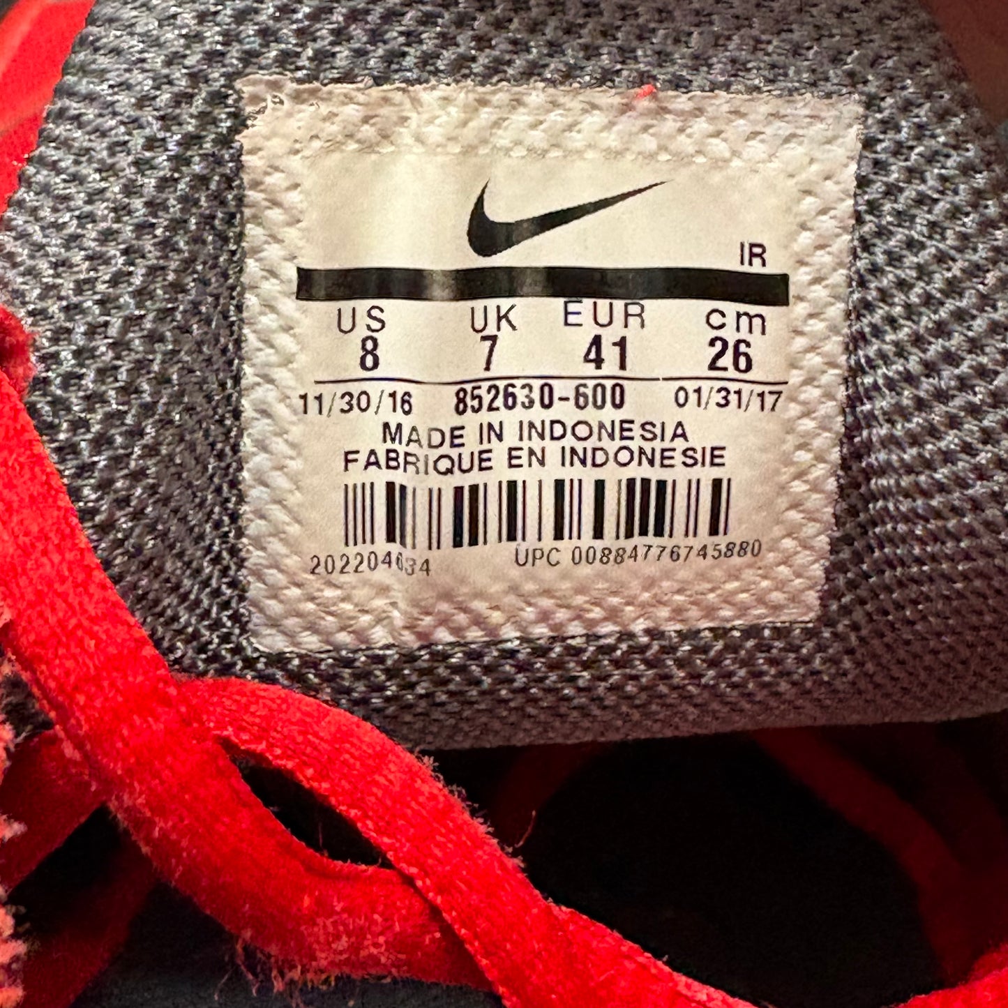 Nike air max plus TN university red (UK7)