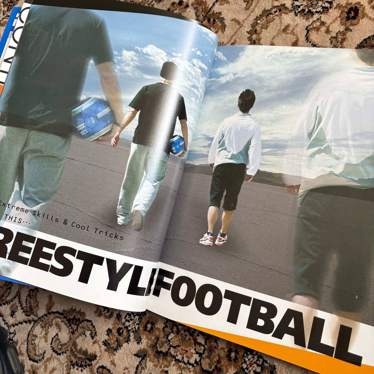 Nike Y2K street football magazine