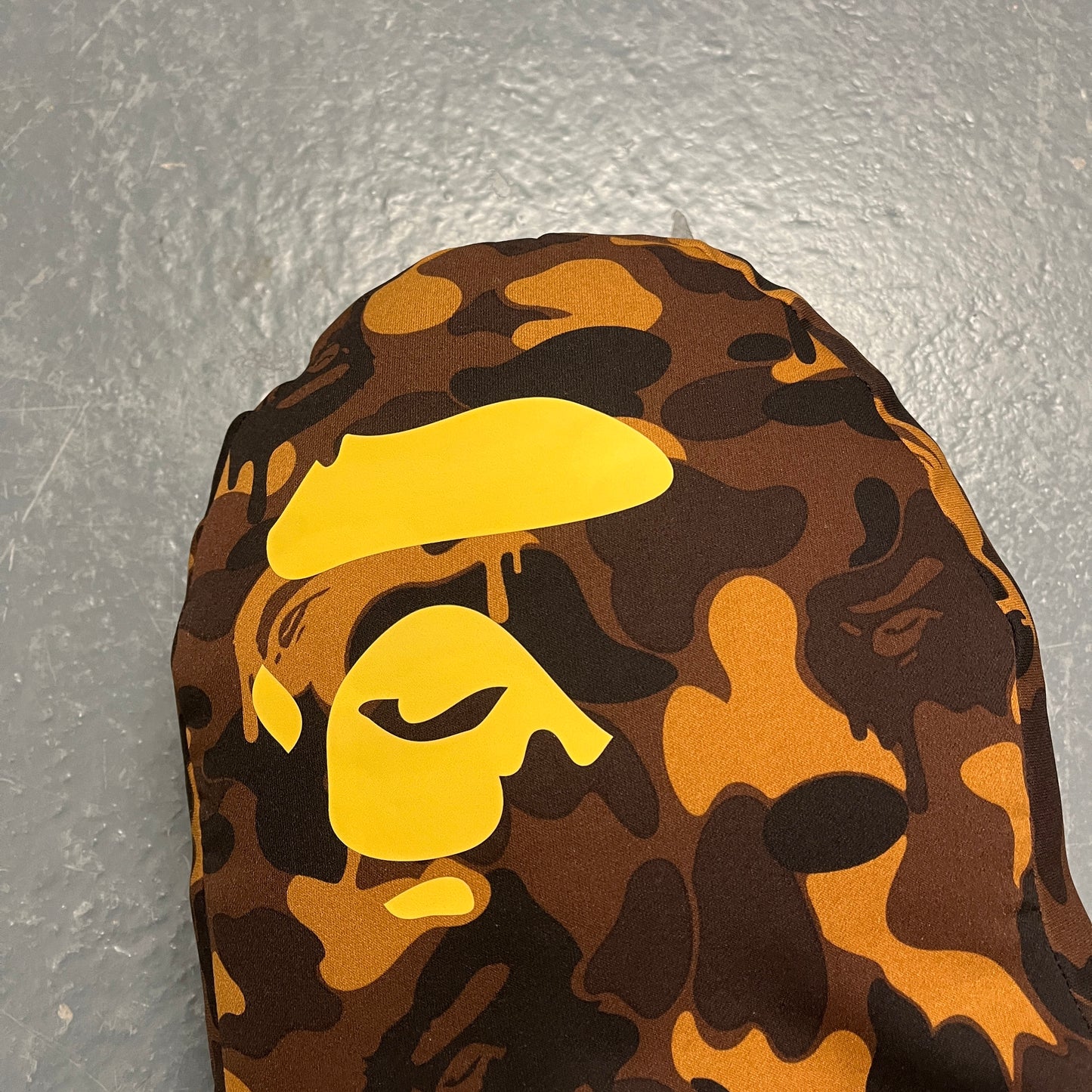 BAPE brown camo bean bag cushion