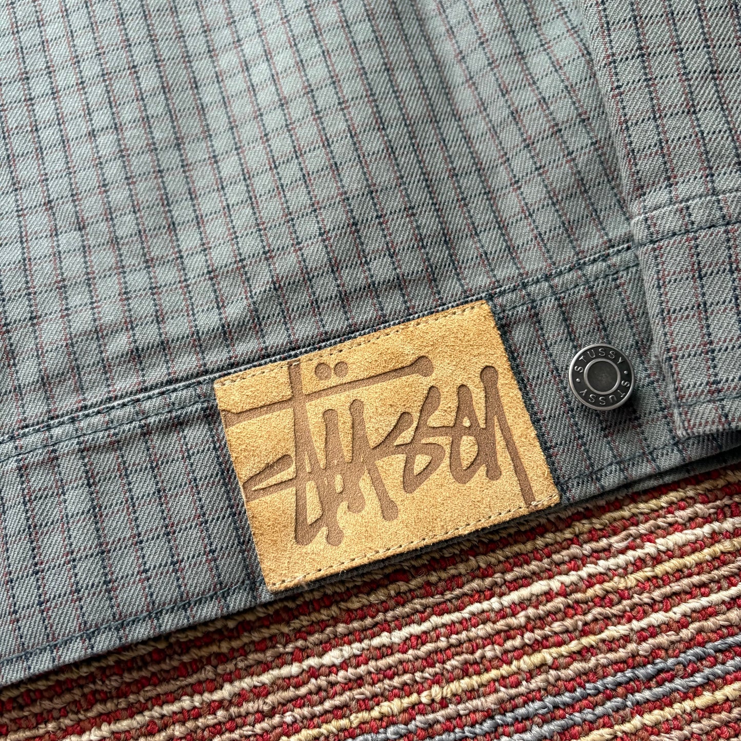 Stussy garage jacket grey (L)