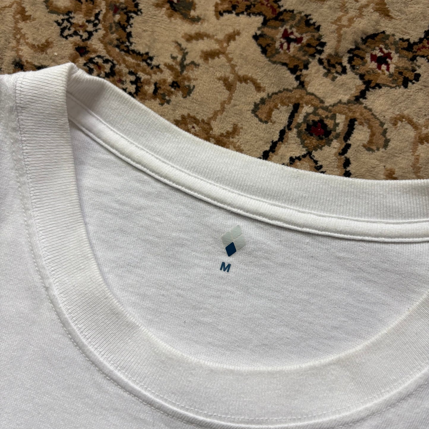 Montbell white plant tshirt (M)