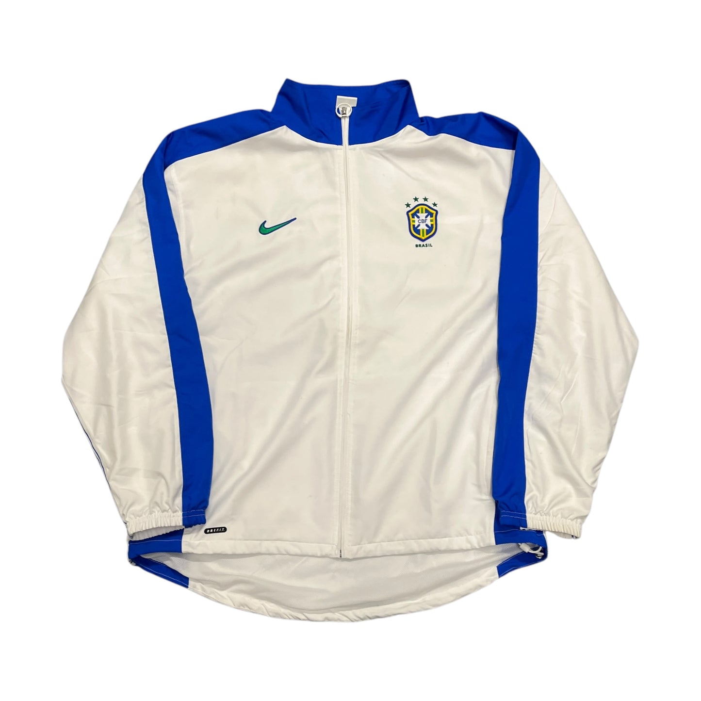 Nike brazil white track jacket (XL)
