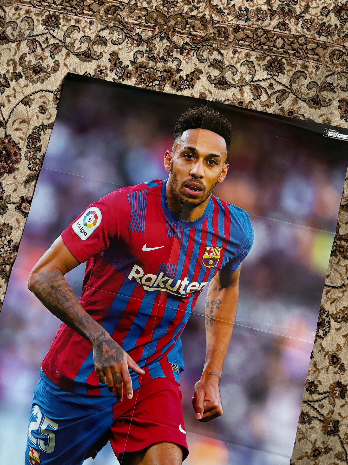 Aubameyang Barca / Luis Diaz poster