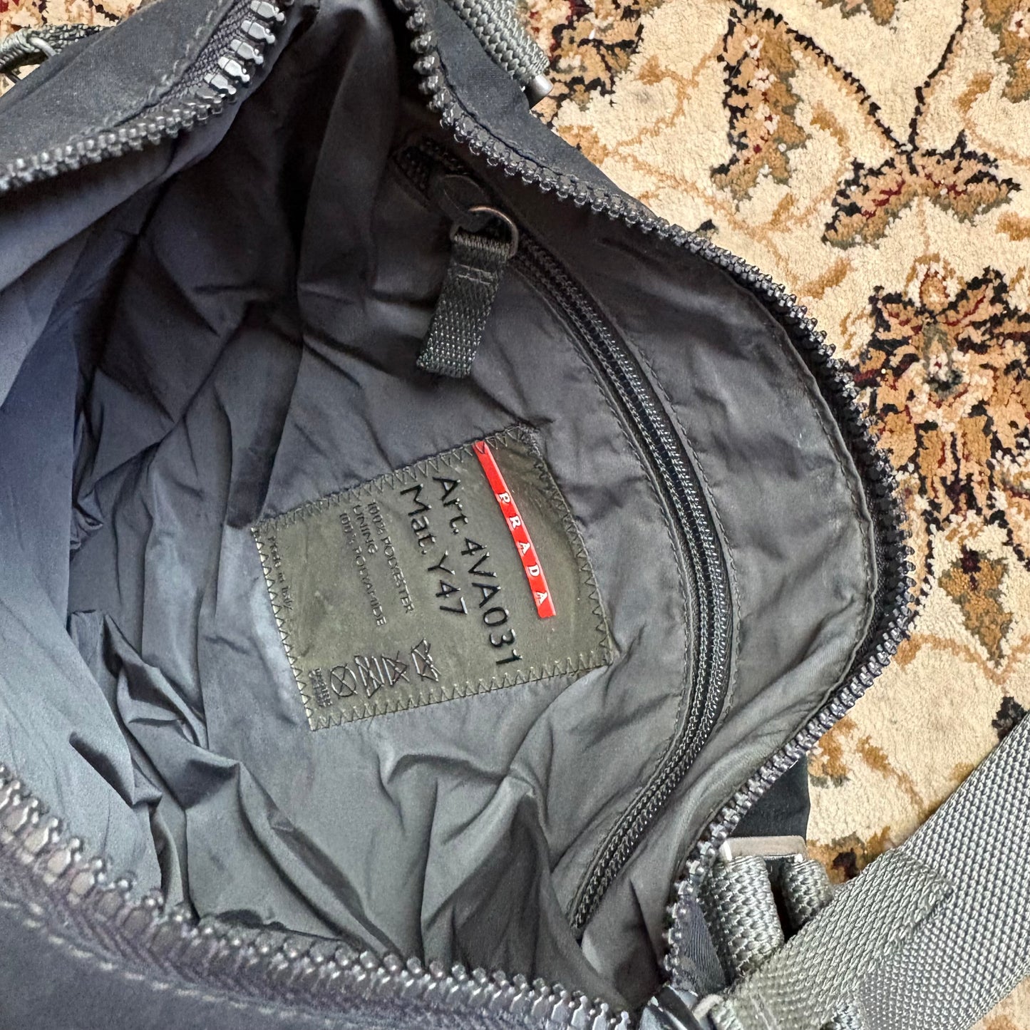 Prada sport black crossbody bag