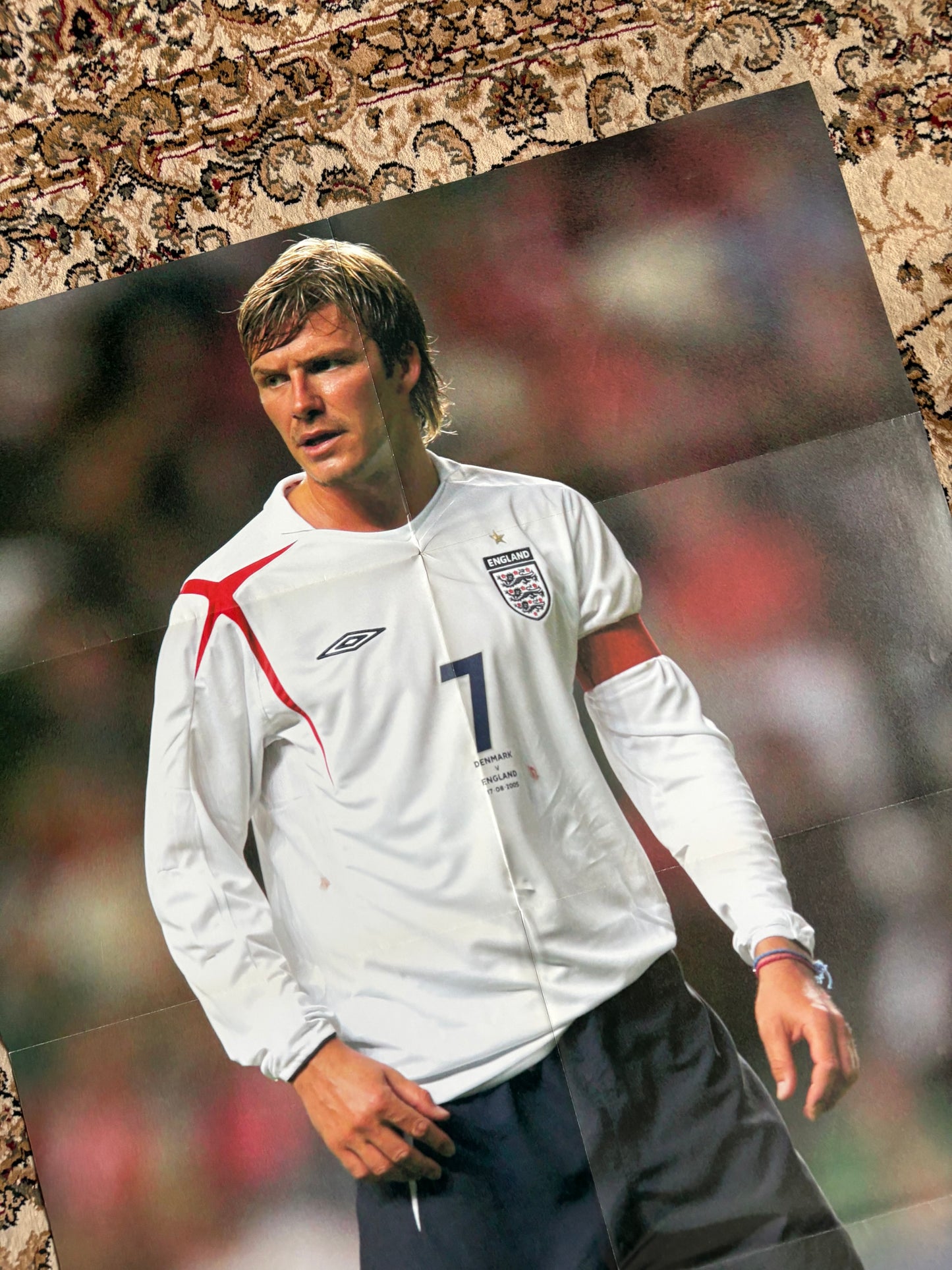 Zidane / David Beckham Y2K poster