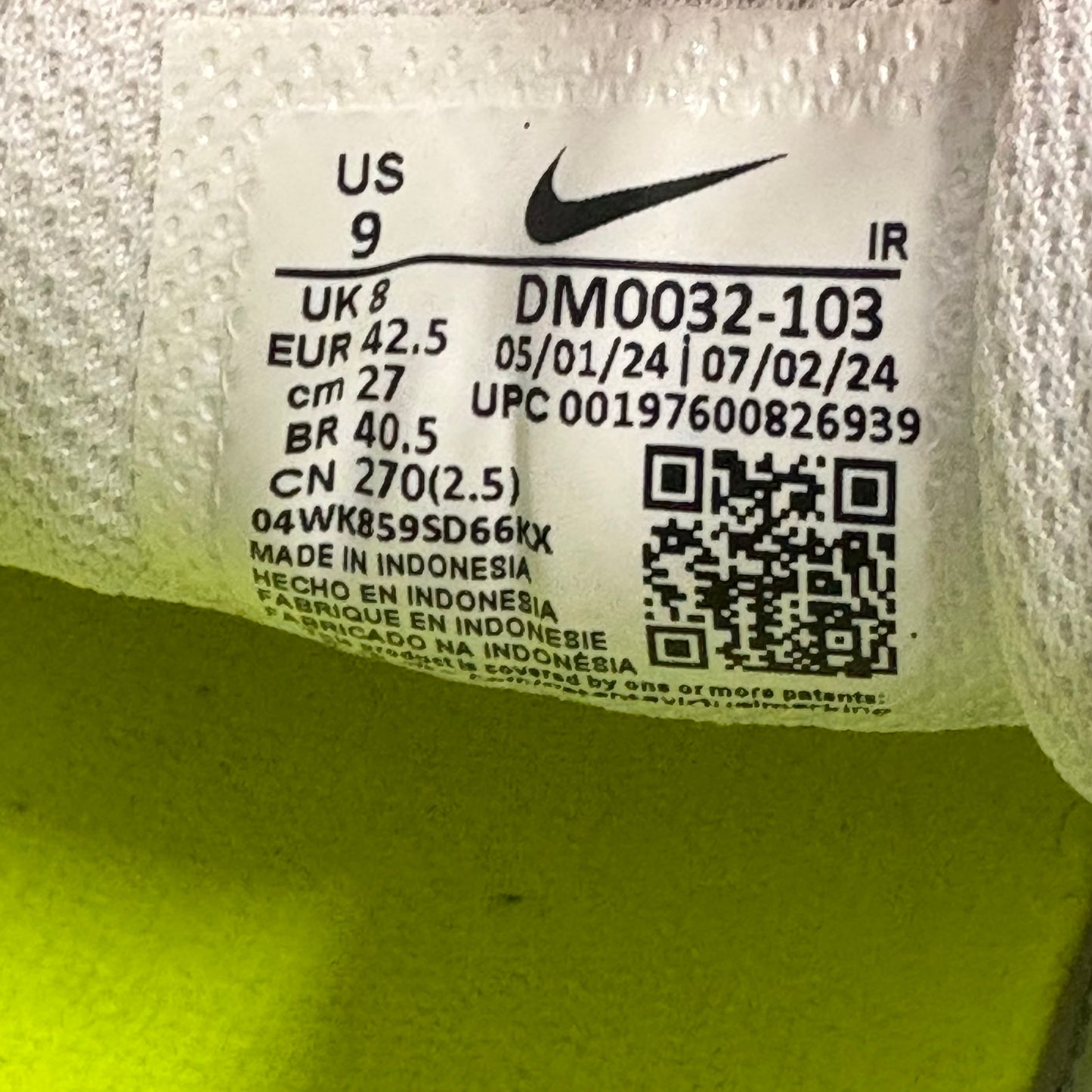 Nike air max plus TN grey fog (UK8)