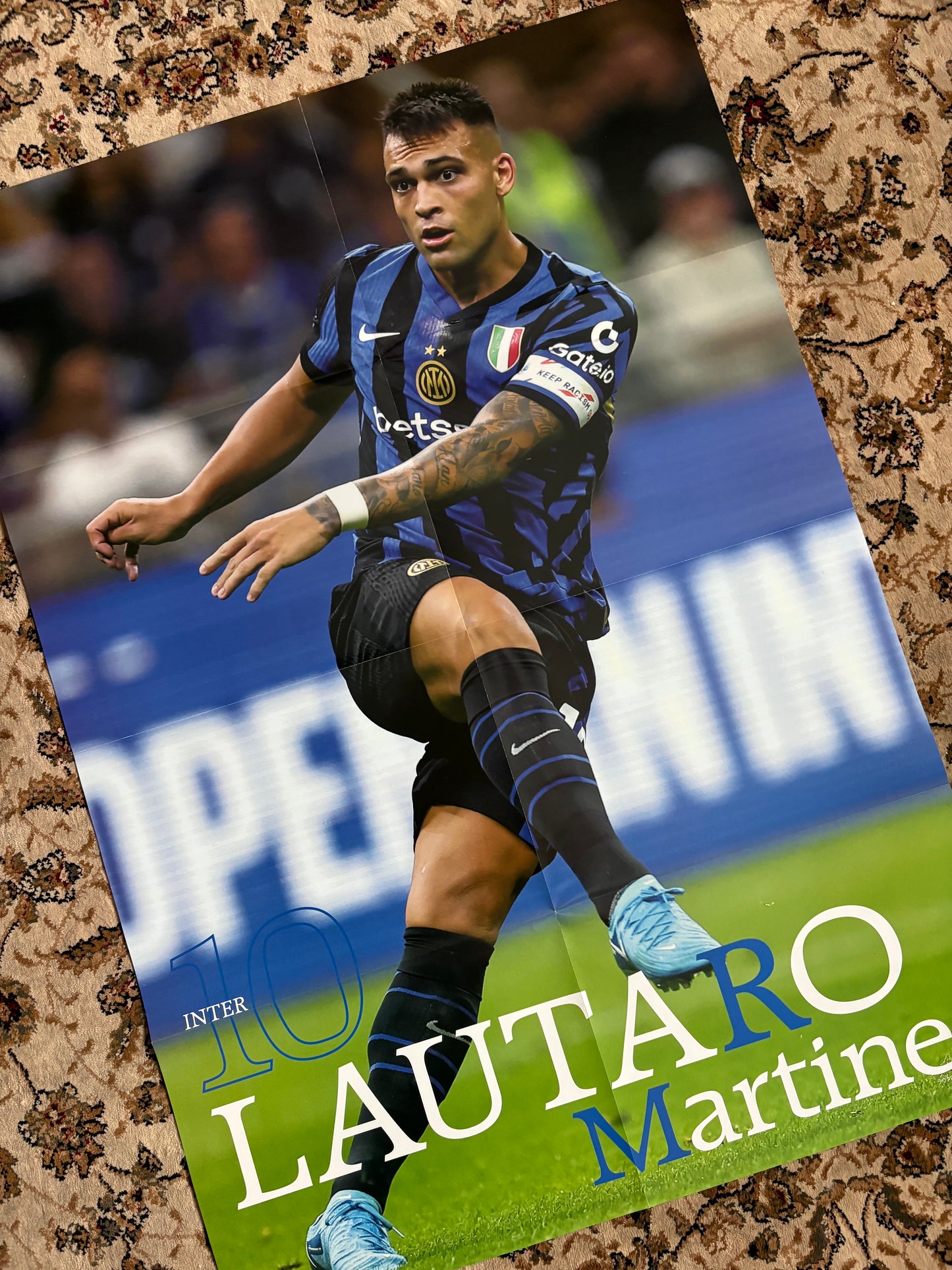 Haaland / Lautaro Martinez poster