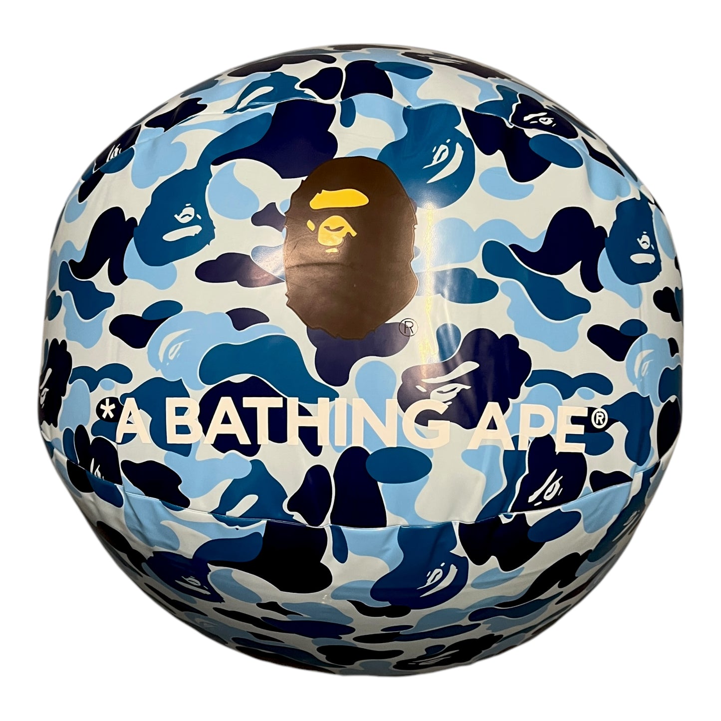BAPE blue camo beach ball BRAND NEW