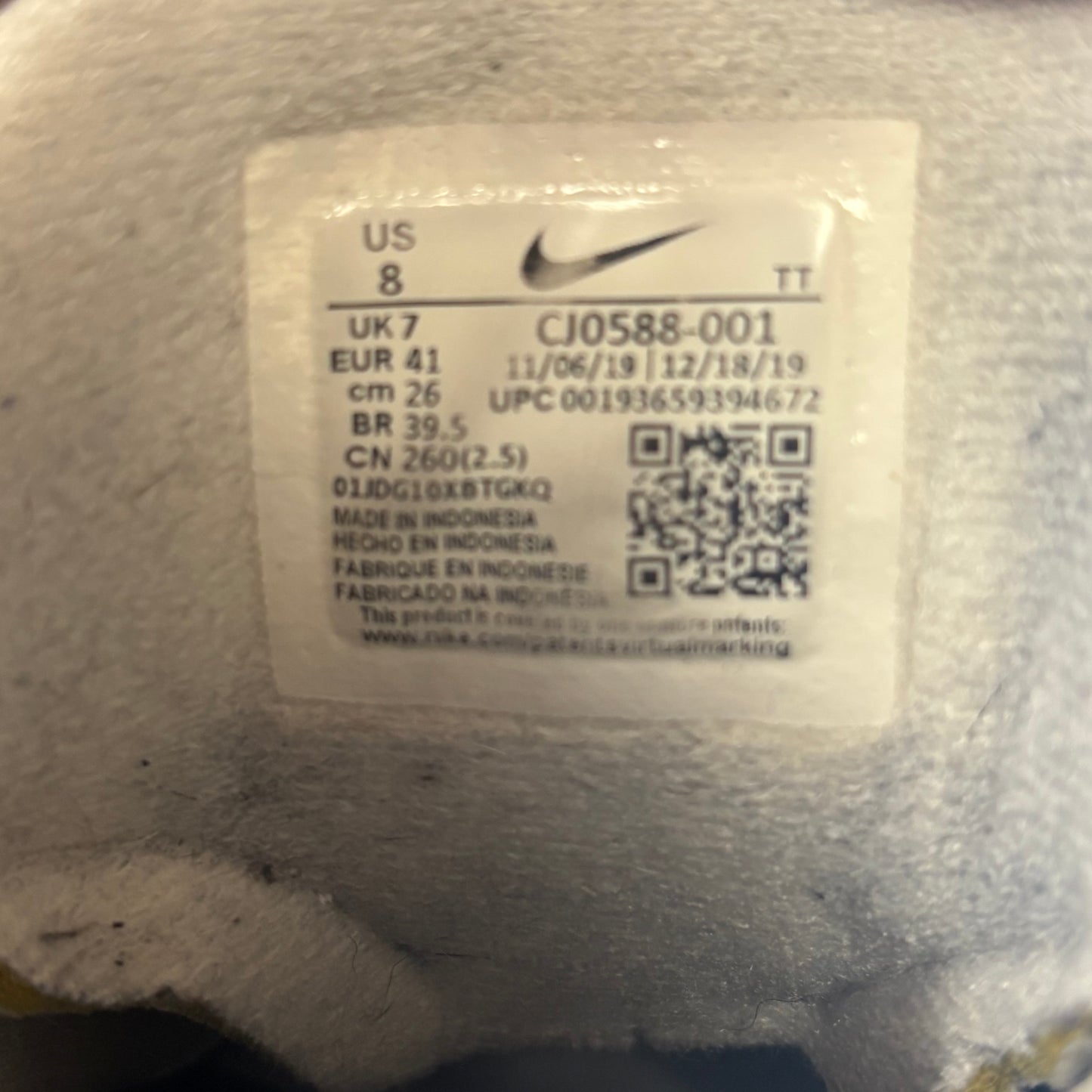 Nike air max 95 pink foam (UK7)