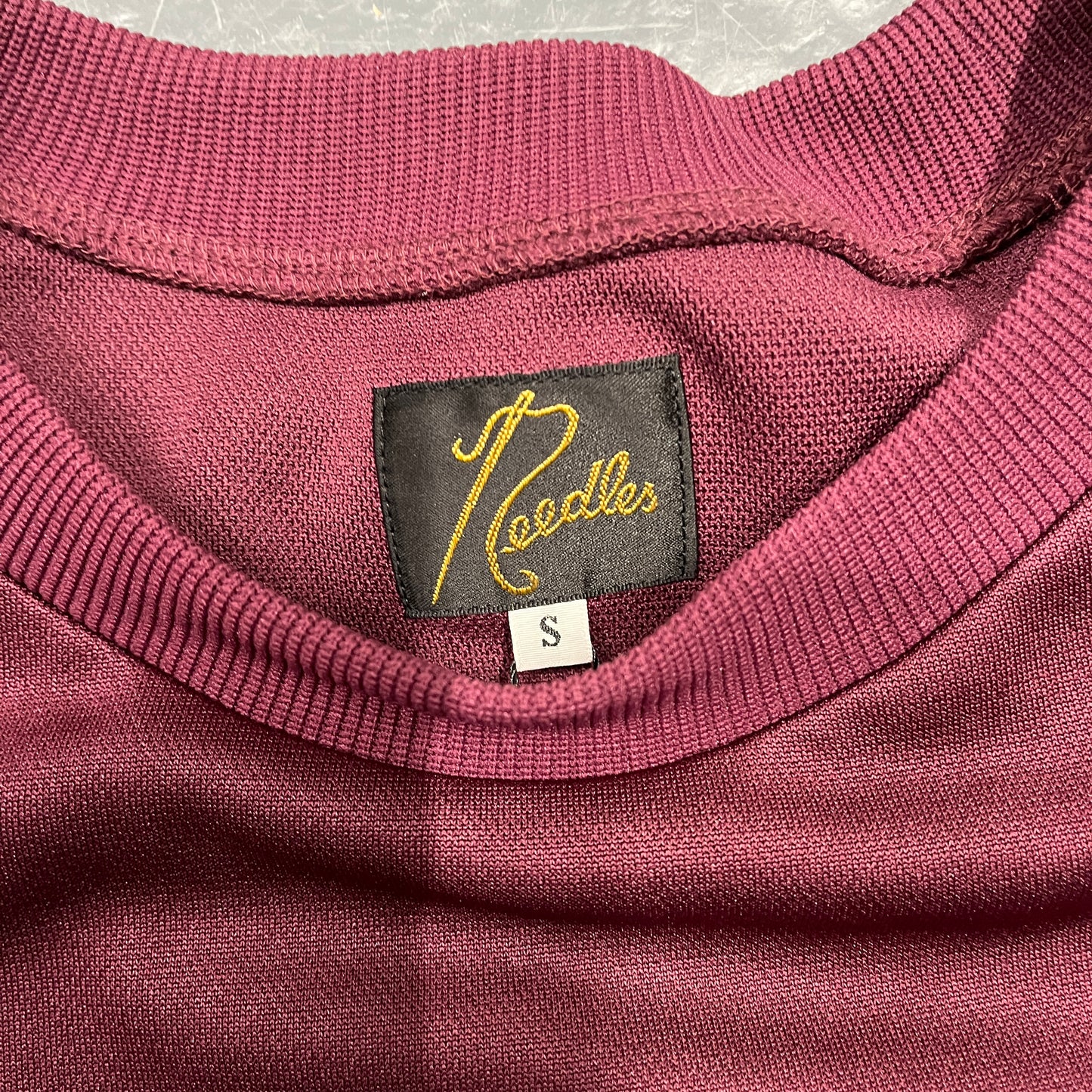 needles burgundy / purple sweatshirt (S)