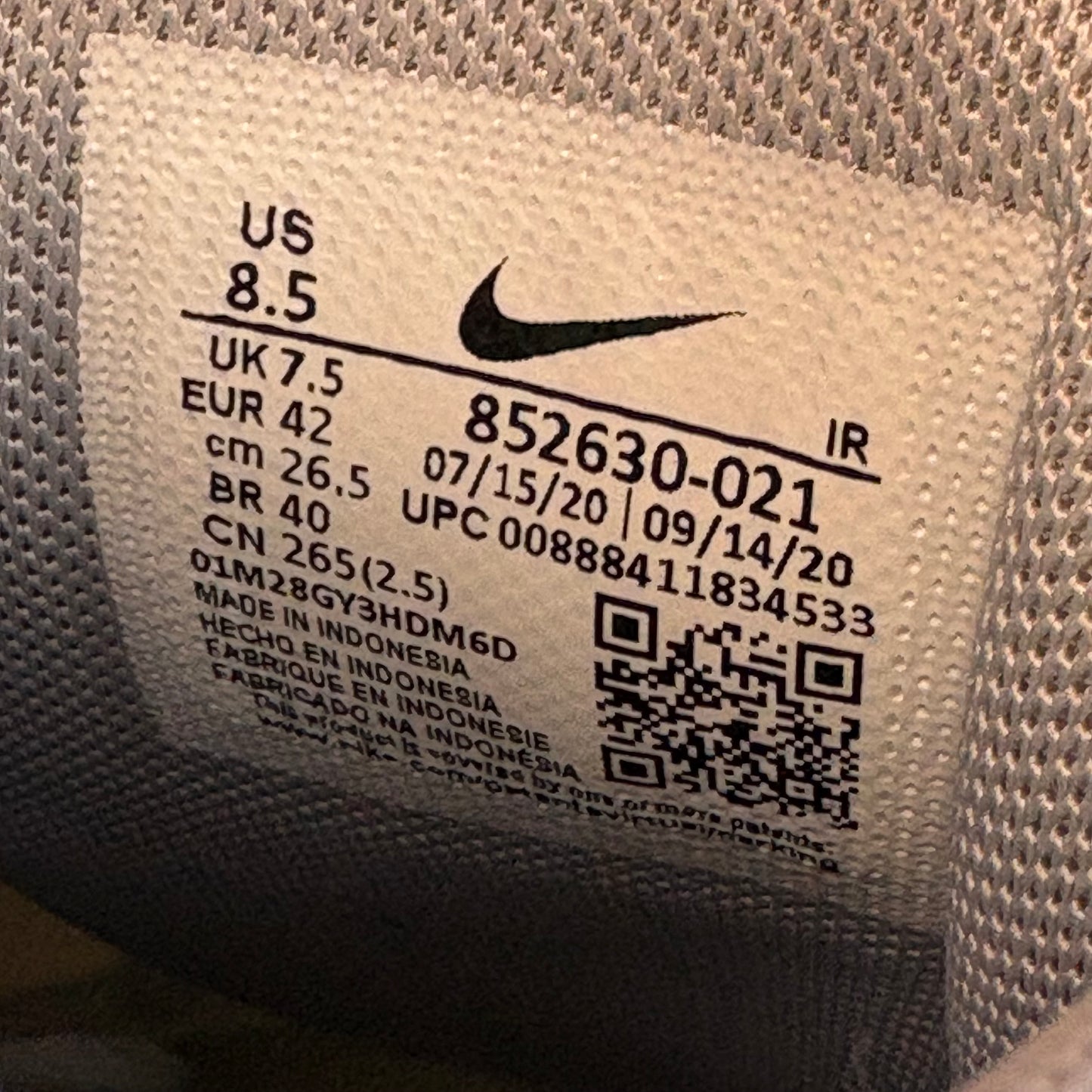 Nike air max plus TN wolf grey (UK7.5)