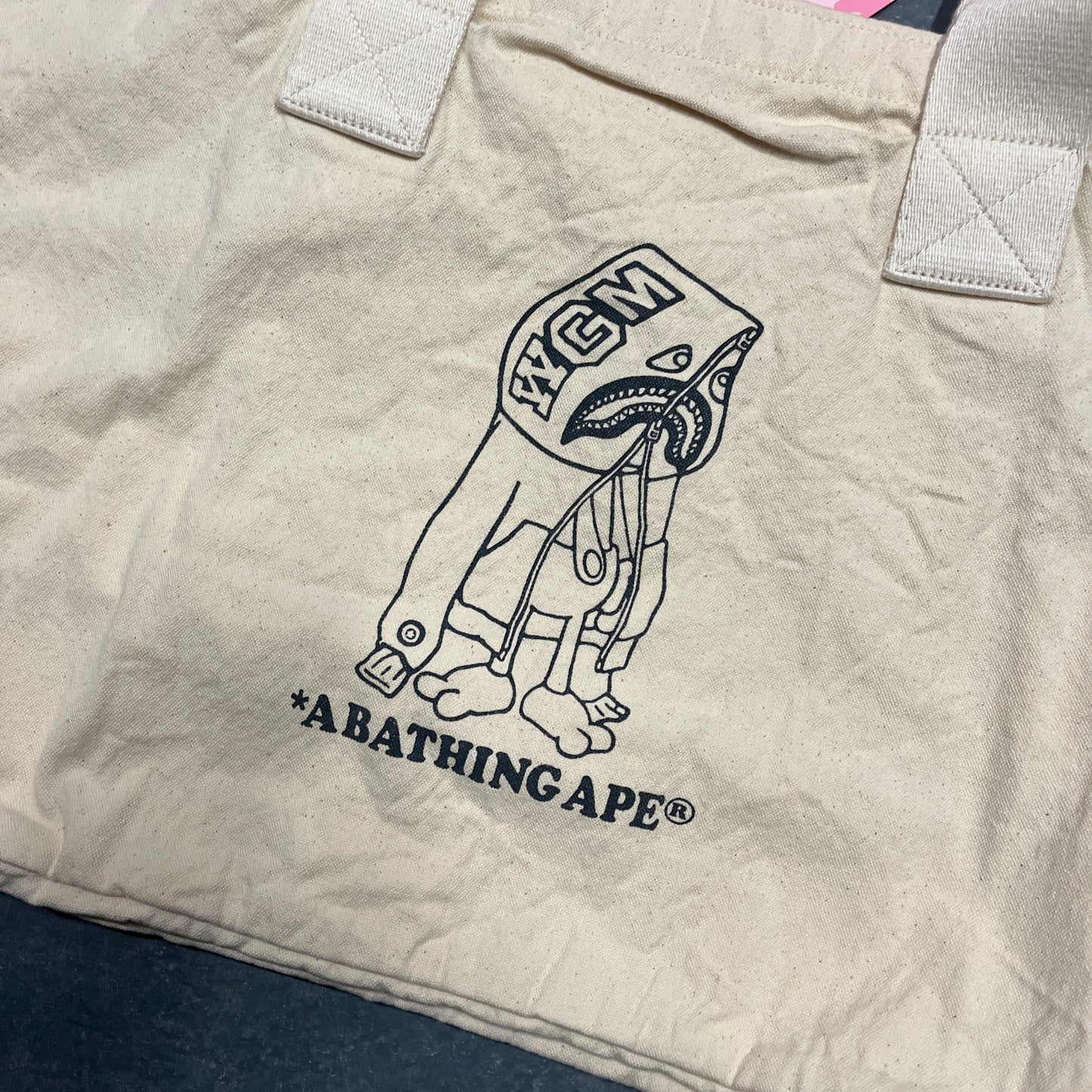 BAPE shark zipup tote bag BRAND NEW