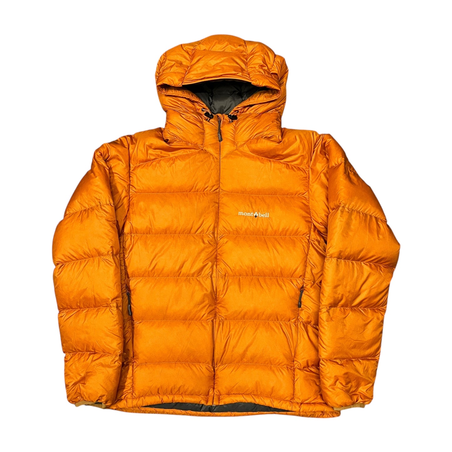 Montbell orange puffer (S)