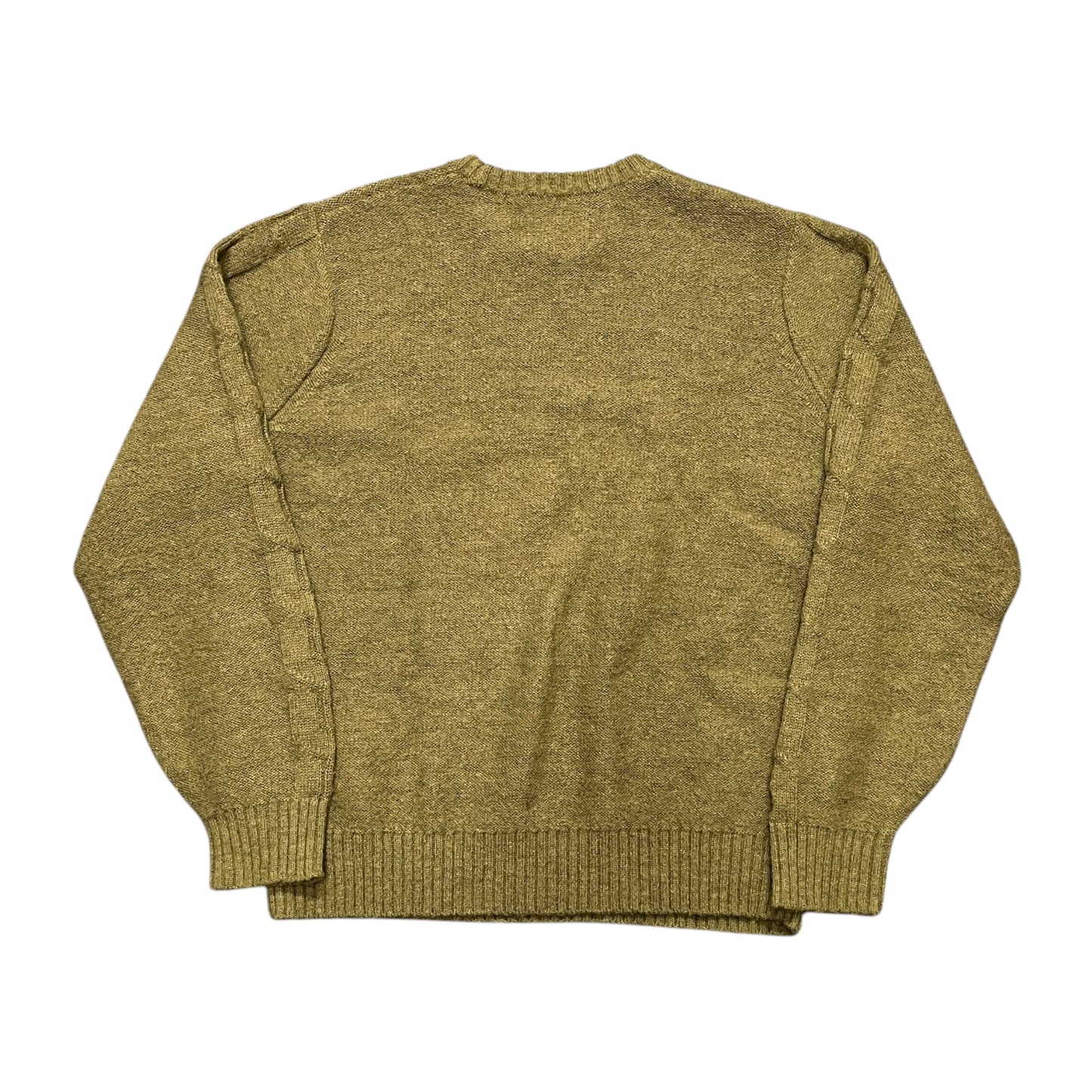 Stussy khaki green mohair knit (M)