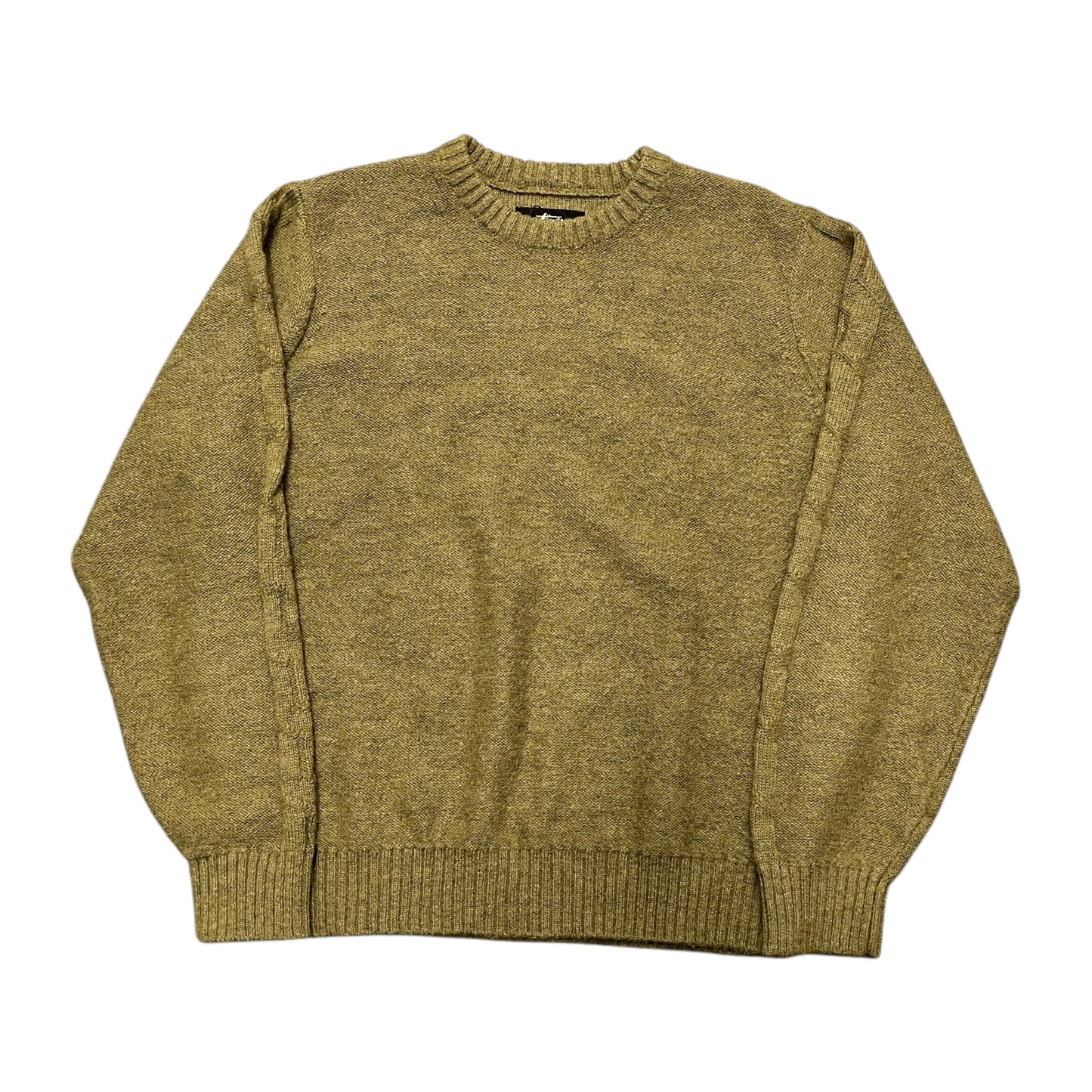 Stussy khaki green mohair knit (M)