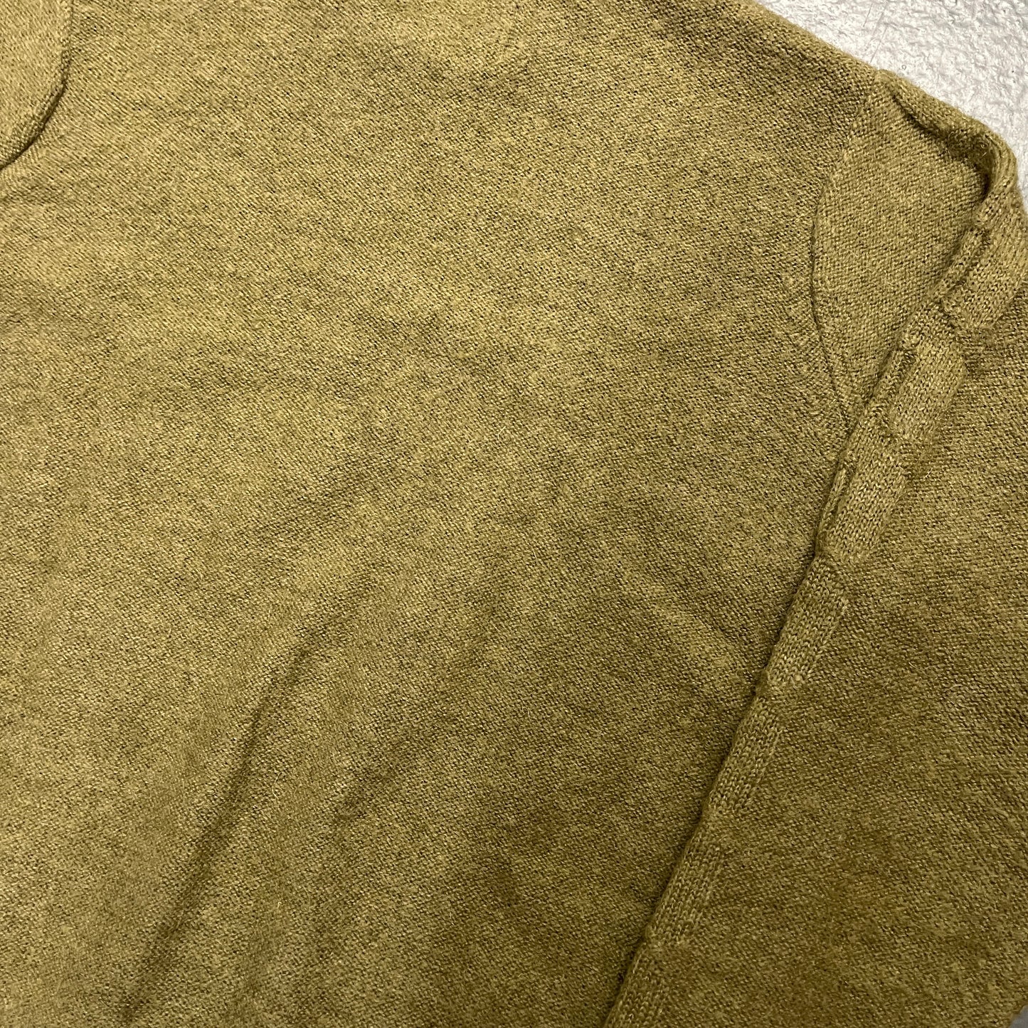 Stussy khaki green mohair knit (M)