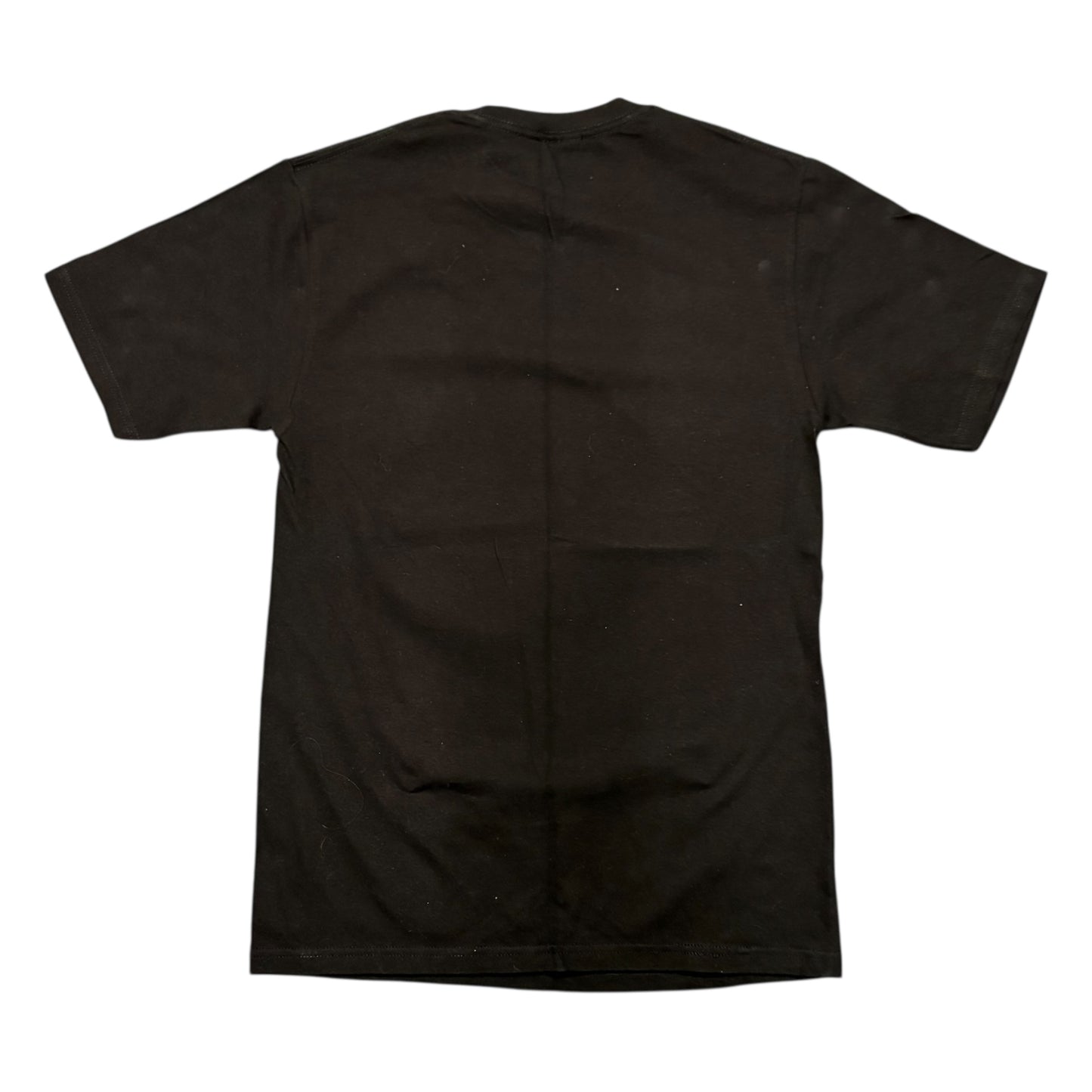 Stussy leave me alone black graphic t-shirt (S)