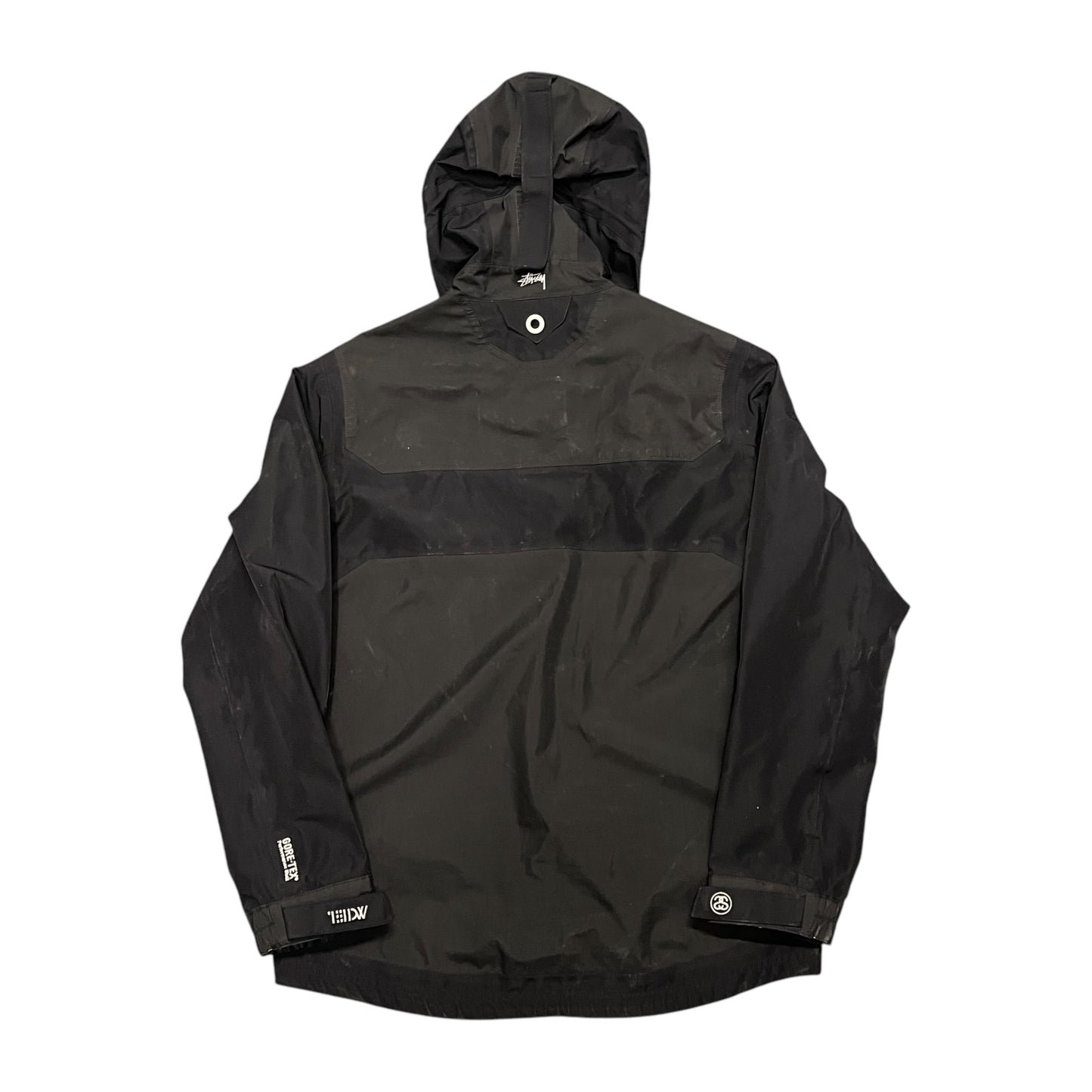 Stussy black goretex shell jacket (L)