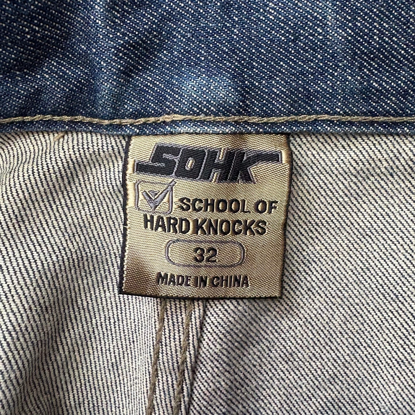 SOHK graphic blue jeans (W32)