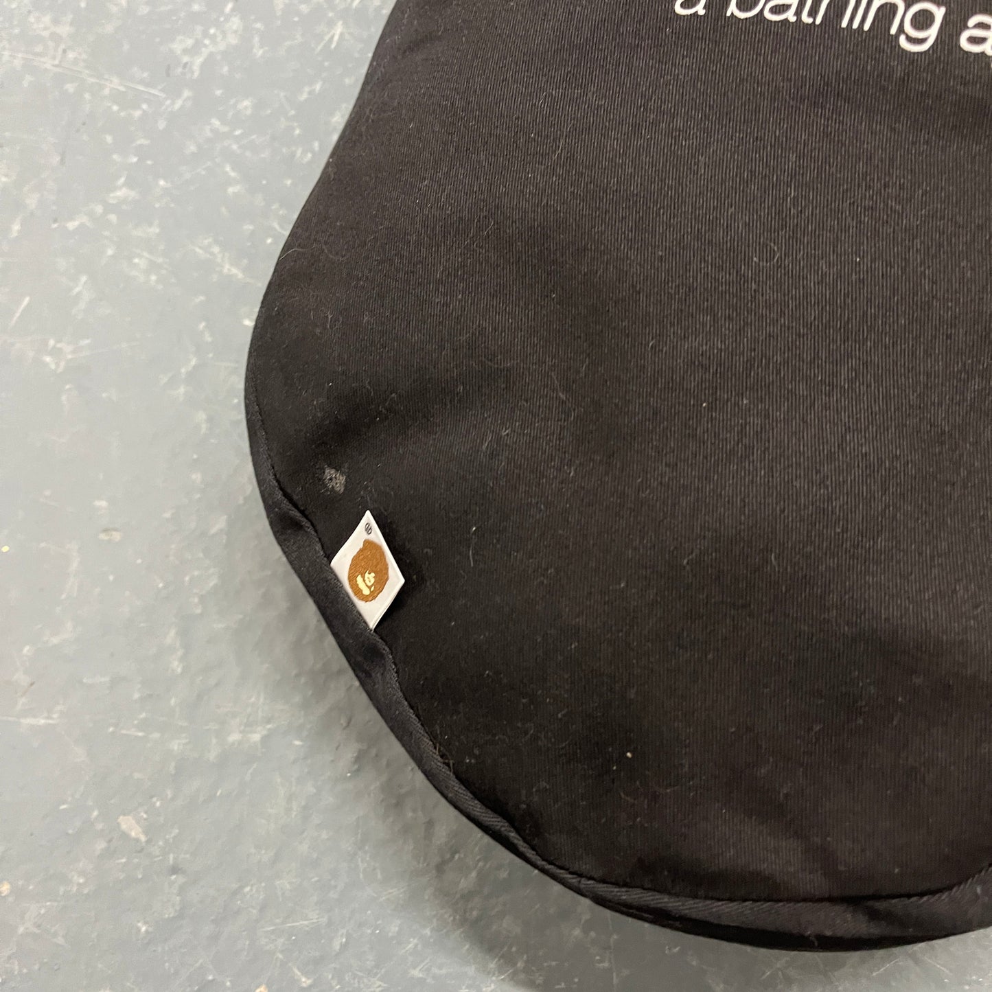 BAPE green camo head cushion