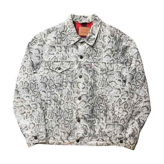Supreme X Levi’s snakeskin denim jacket (L)