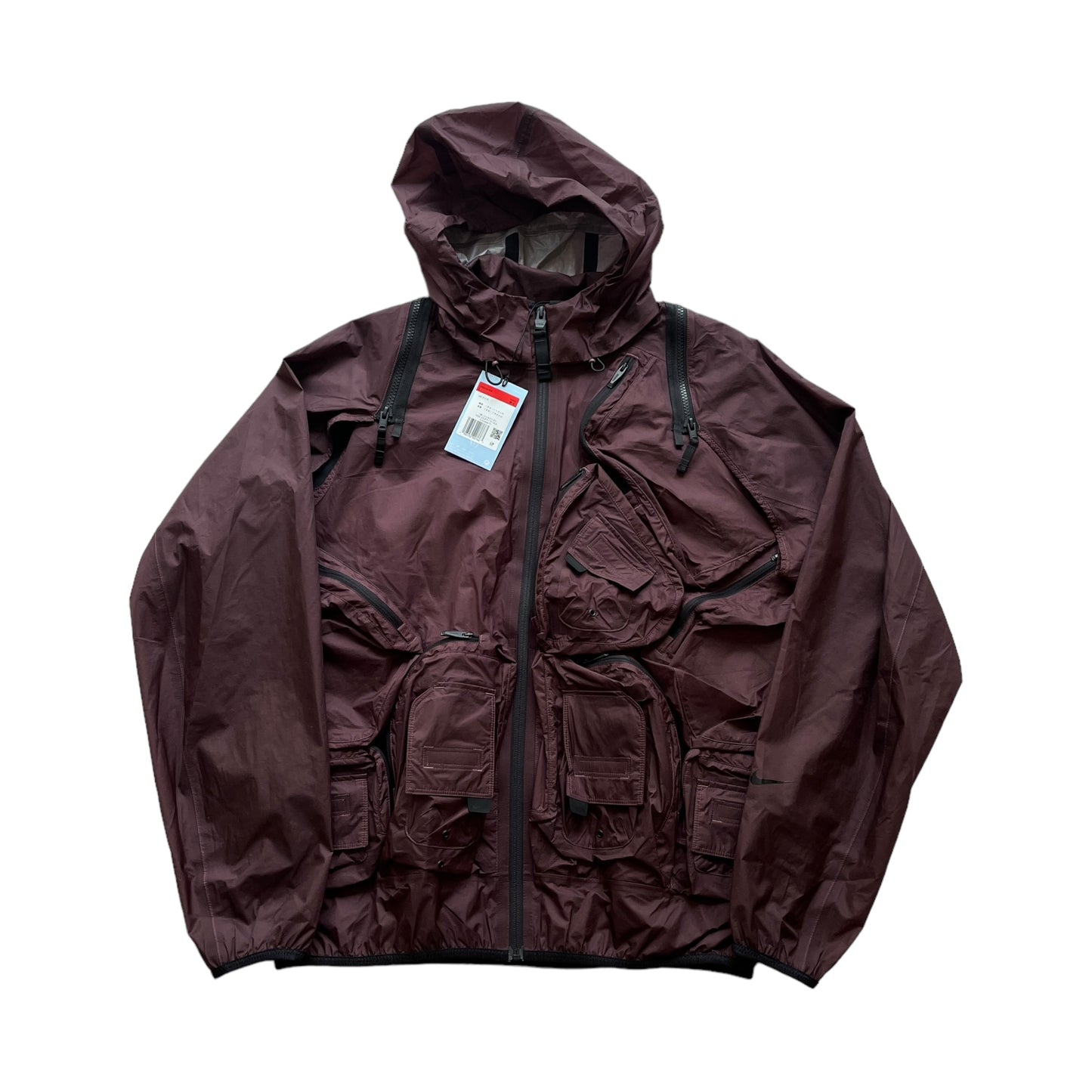 Nocta Nike burgundy 2 in 1 jacket / gilet (M-XL) BNWT