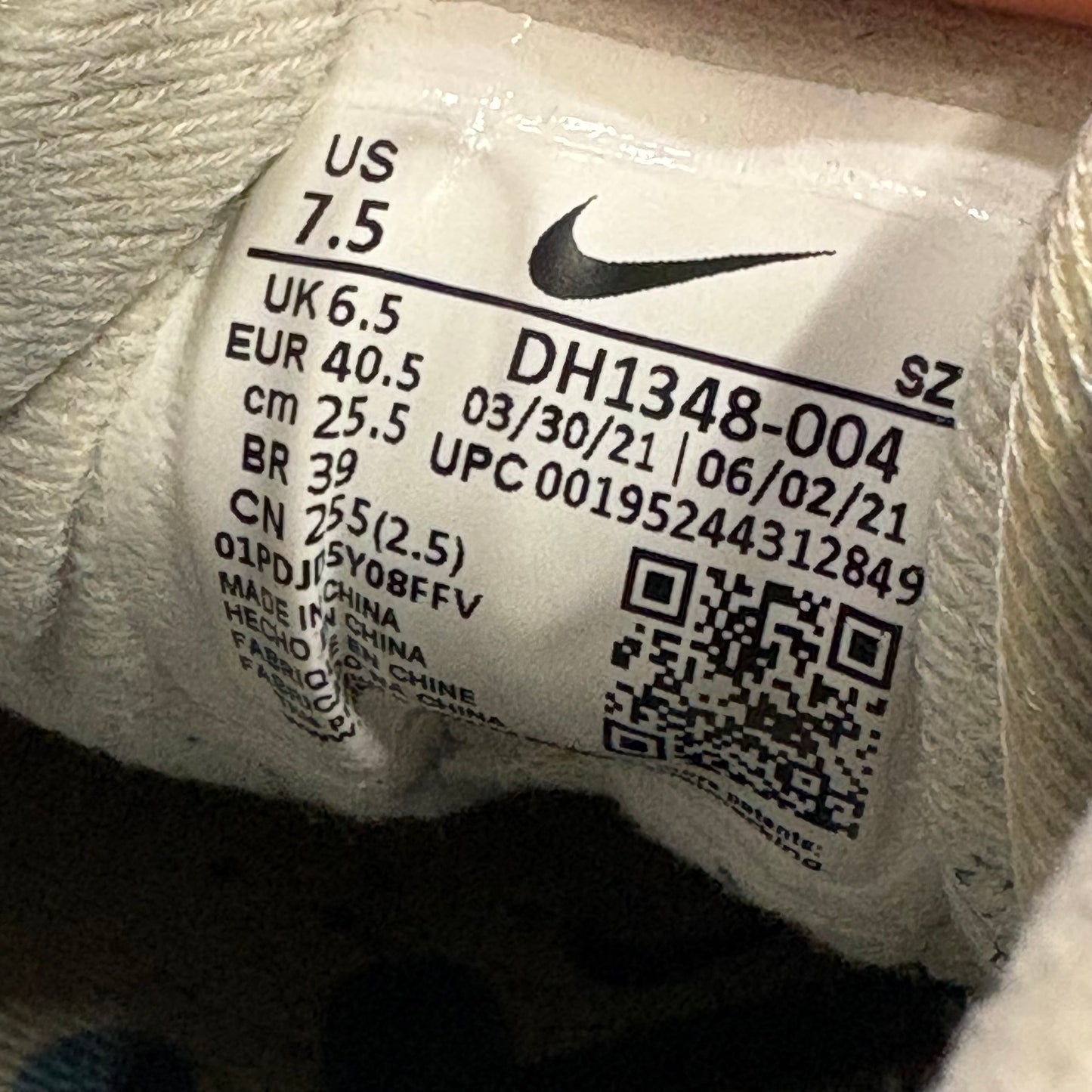 Nike air max 1 Patta aqua (UK6.5)