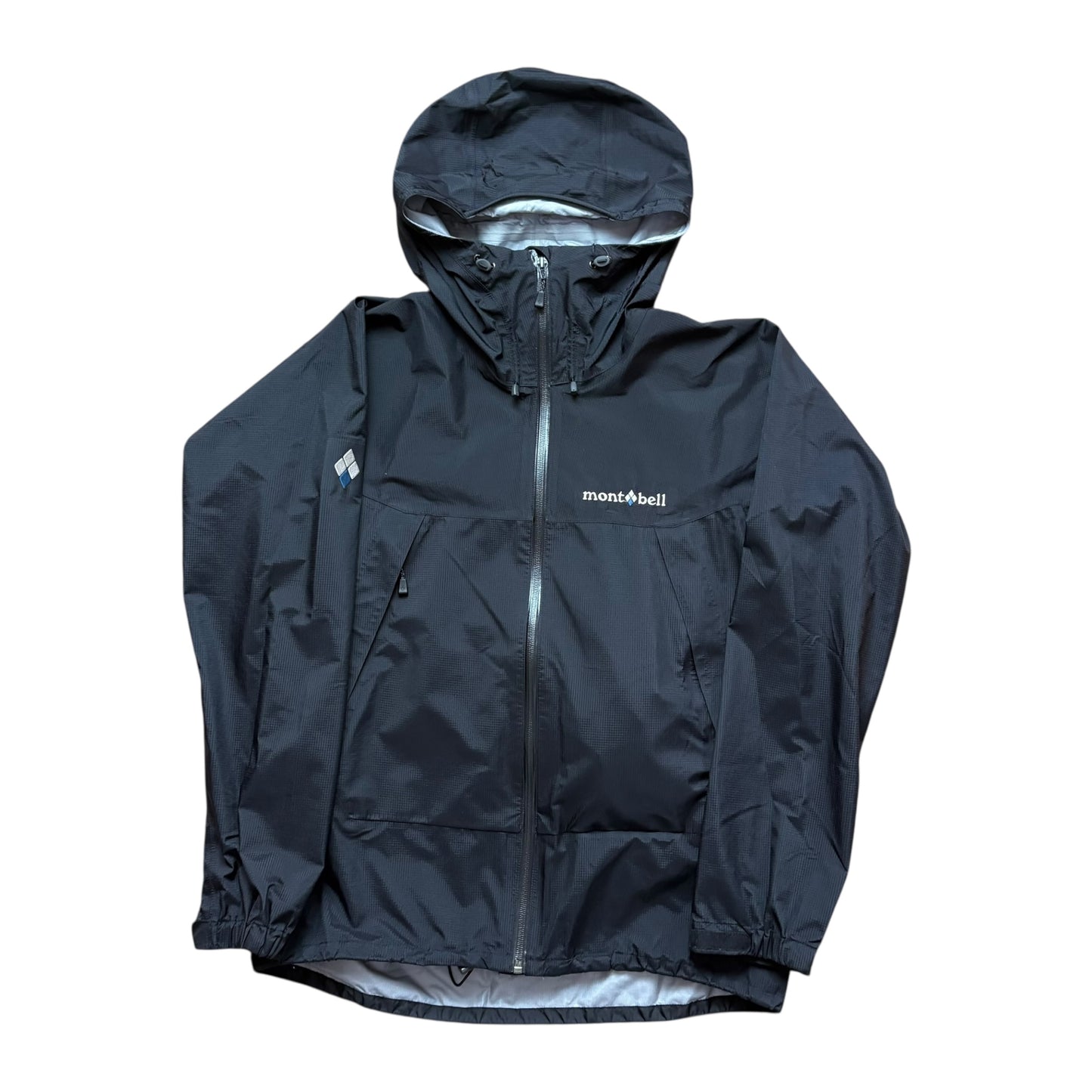 Montbell black waterproof shell jacket (S)