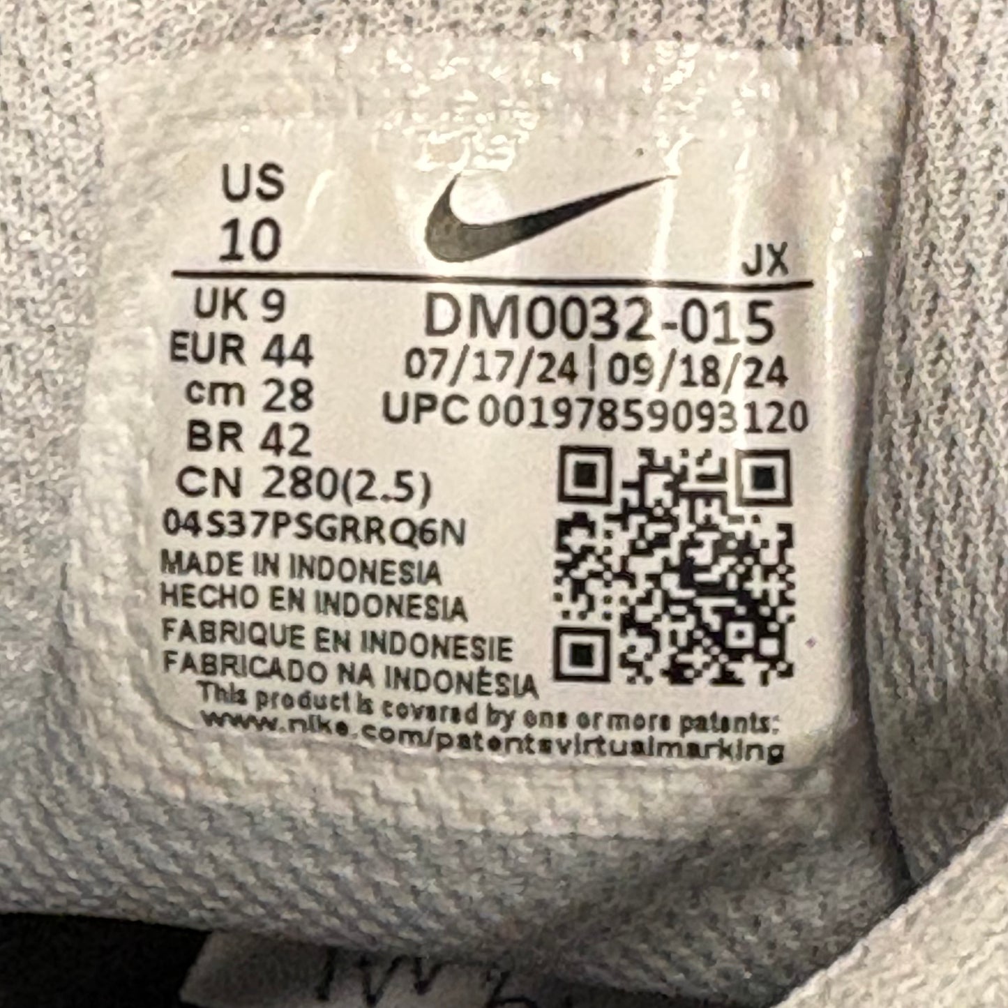 Nike air max plus TN fog grey (UK9)
