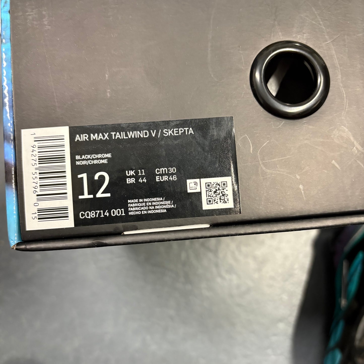 Nike skepta tailwind blue air max (UK11)